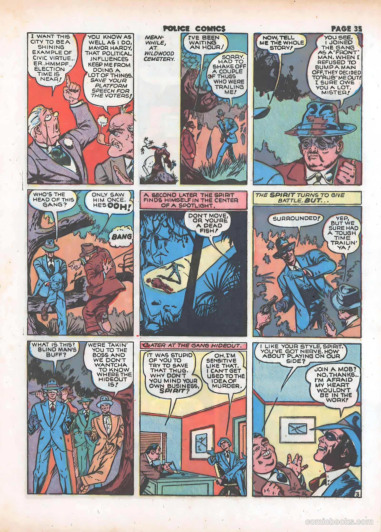 Police Comics #18 (1943) — page 37 of 68