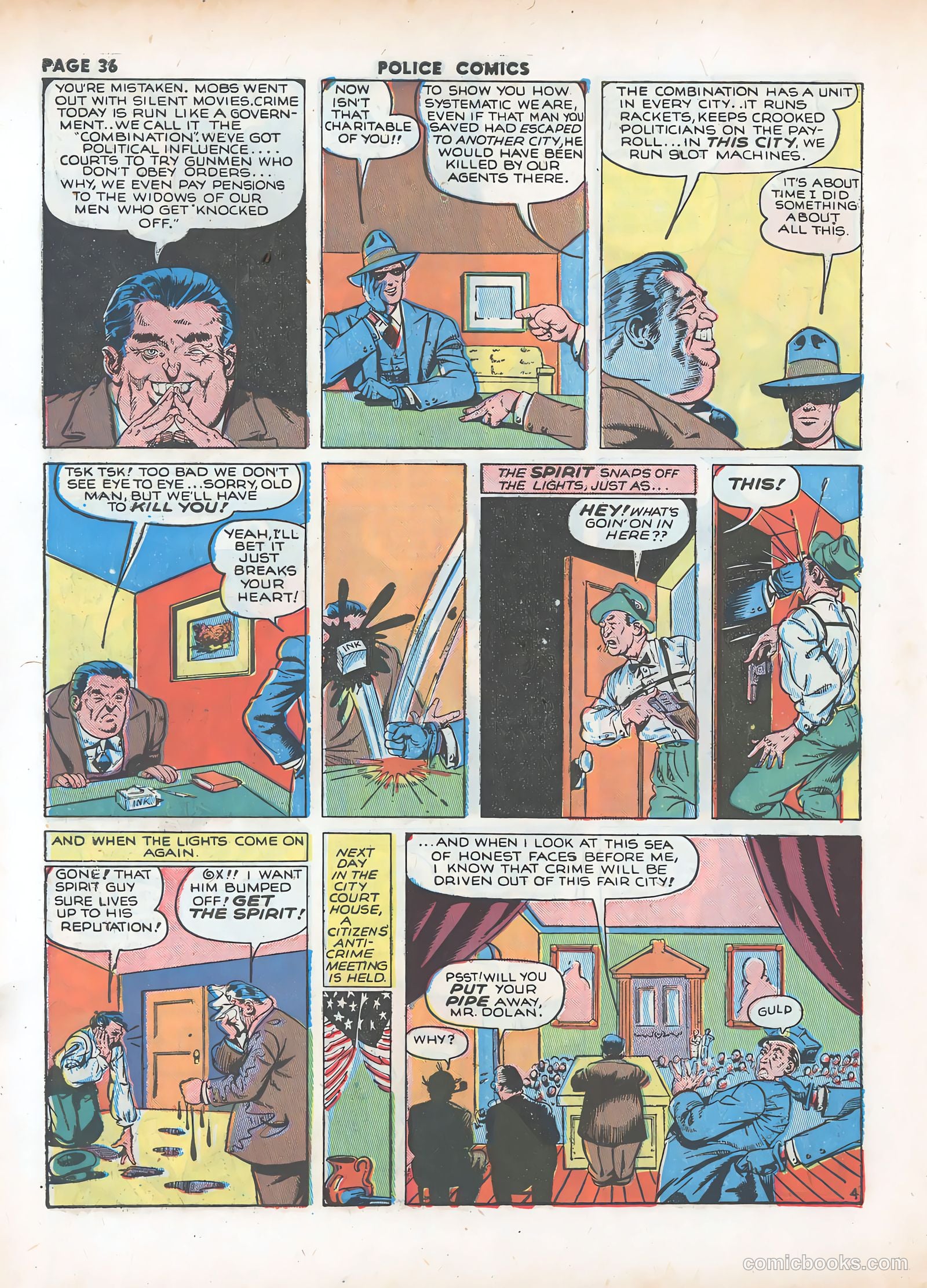 Police Comics #18 (1943) — page 38 of 68