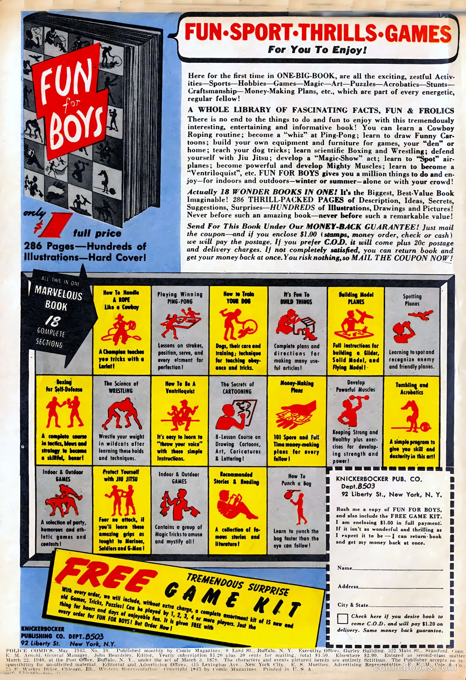 Police Comics #19 (1943) — page 2 of 68