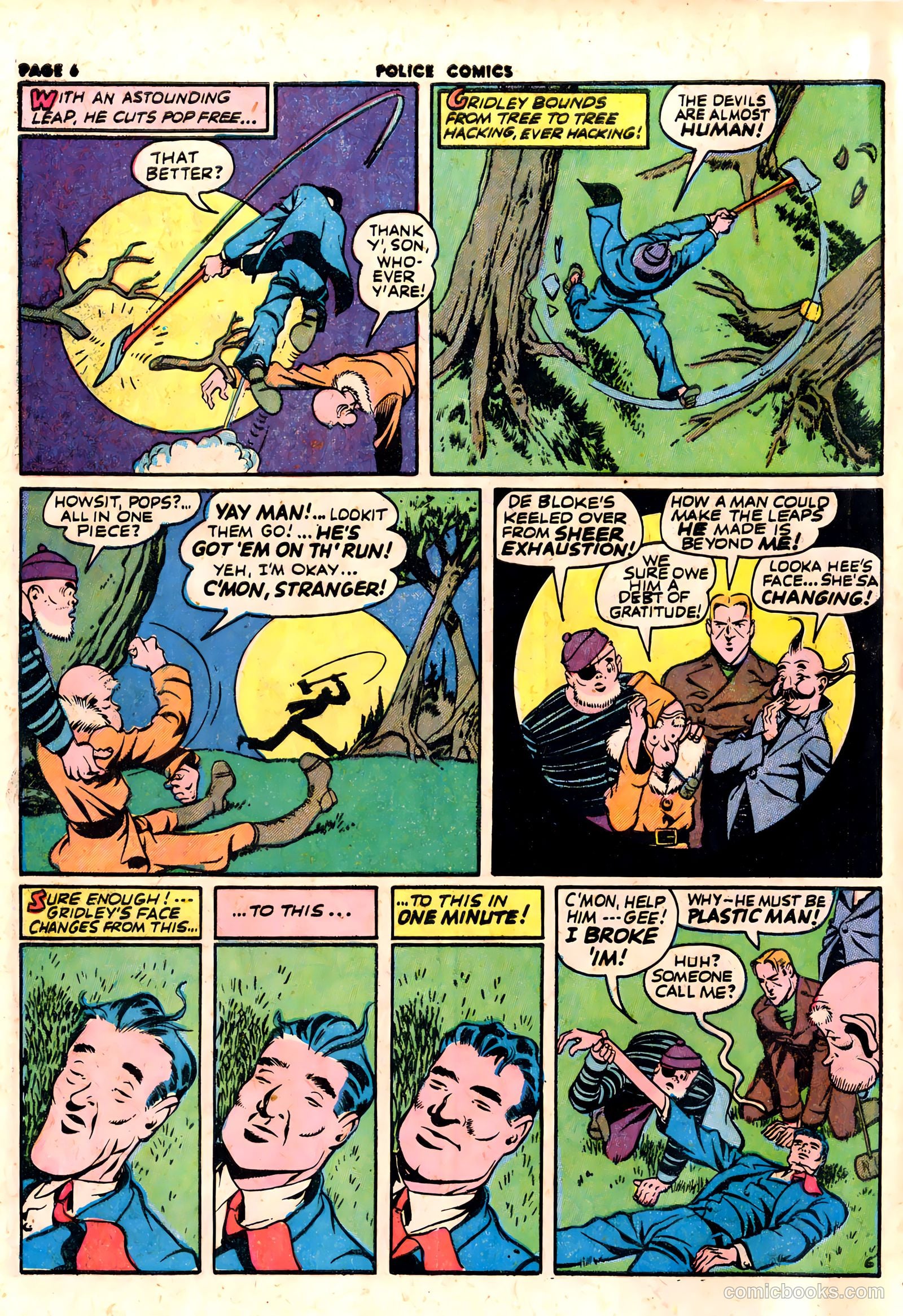 Police Comics #19 (1943) — page 8 of 68