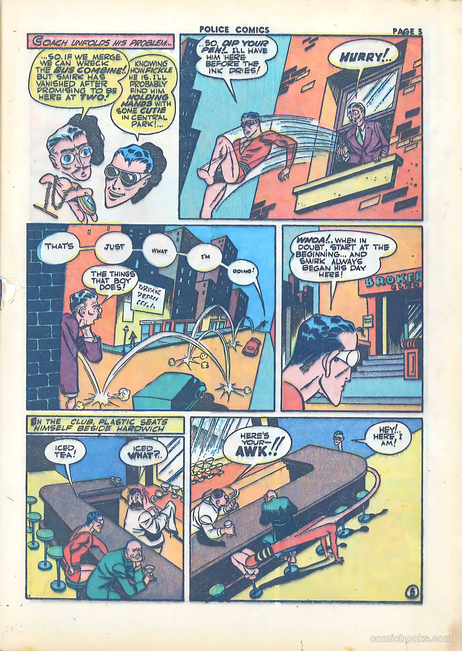 Police Comics #21 (1943) — page 7 of 68