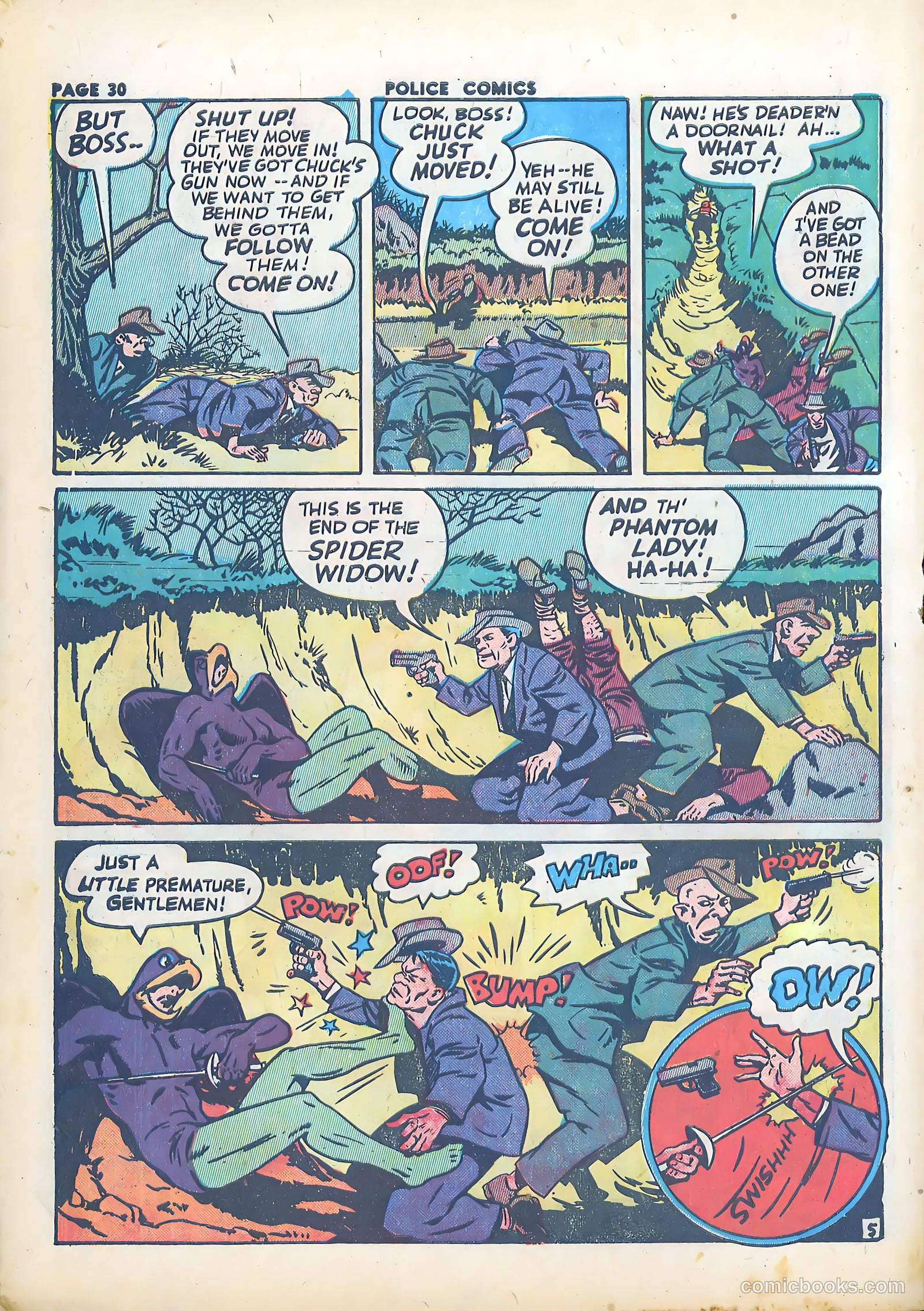 Police Comics #21 (1943) — page 32 of 68