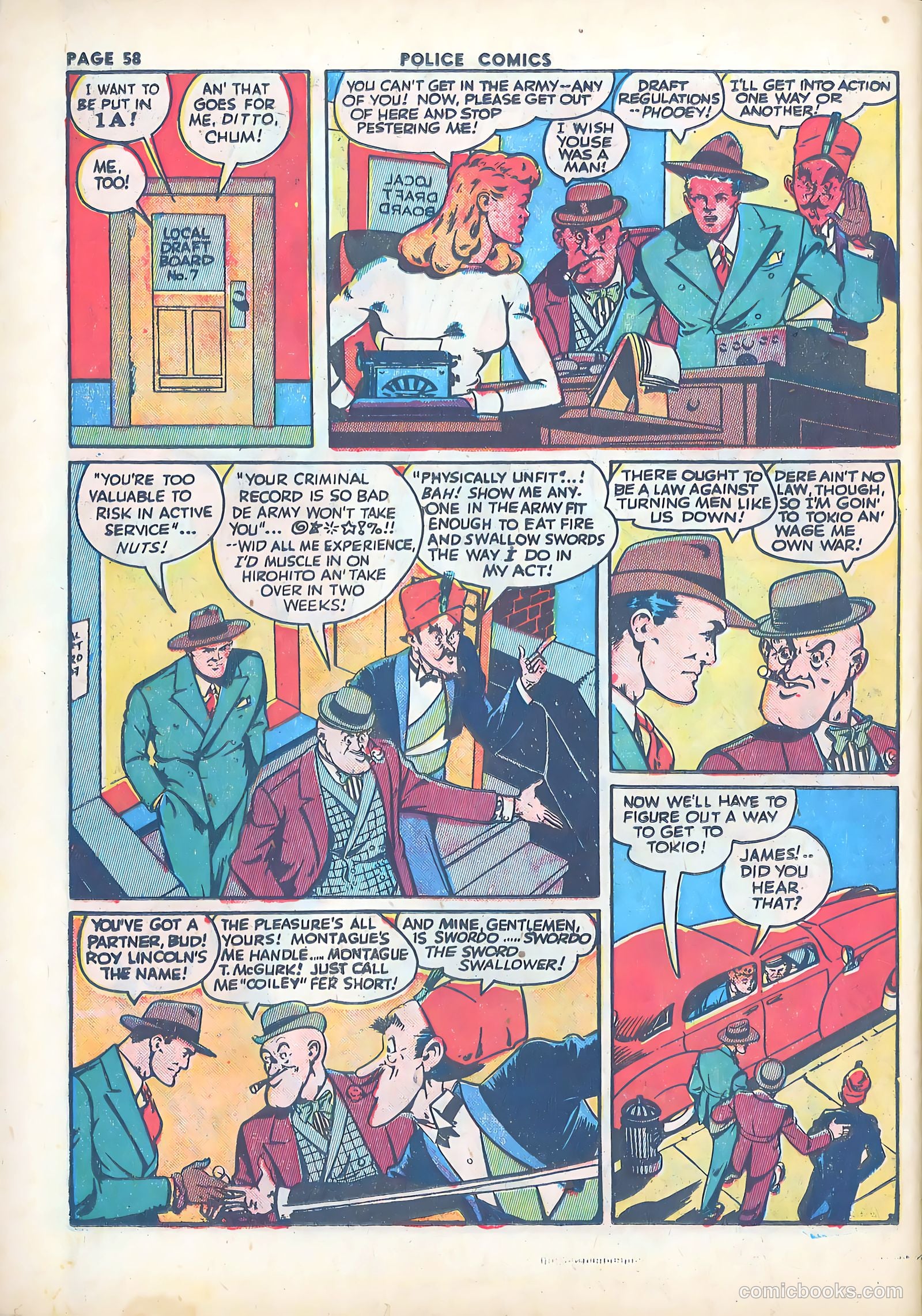 Police Comics #21 (1943) — page 60 of 68