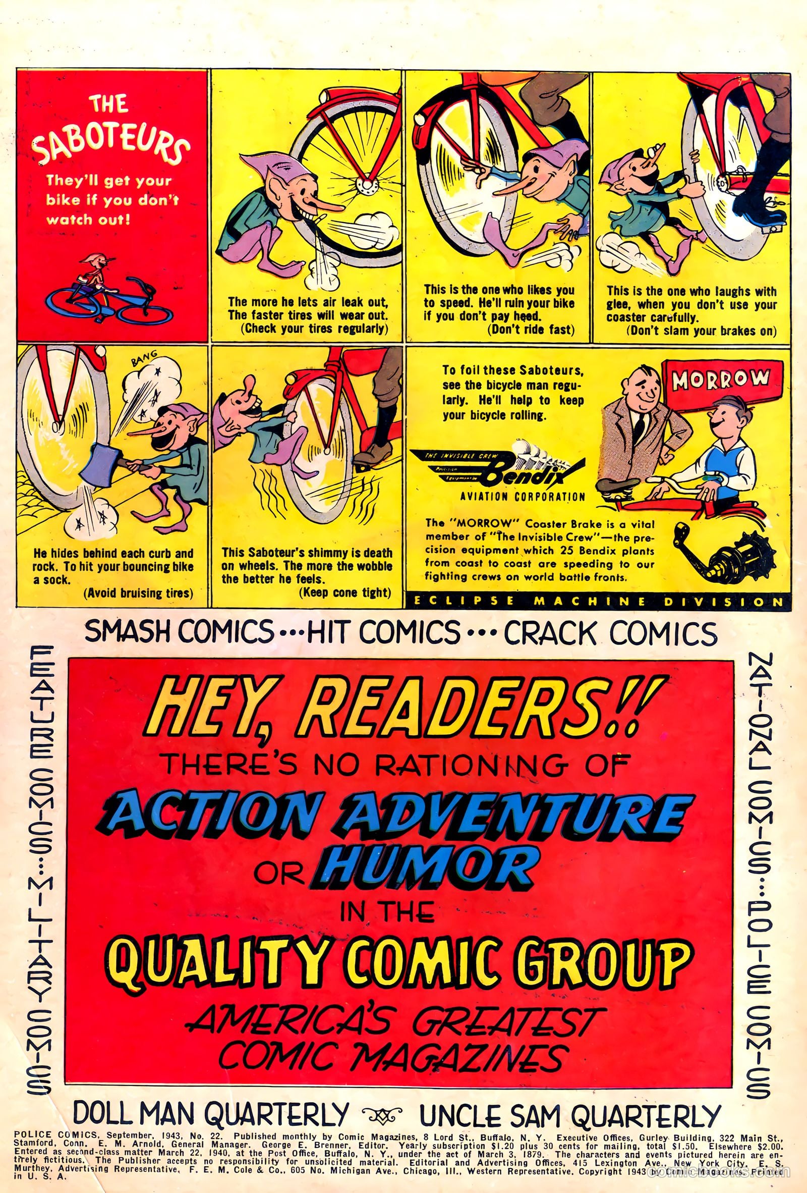 Police Comics #22 (1943) — page 2 of 68