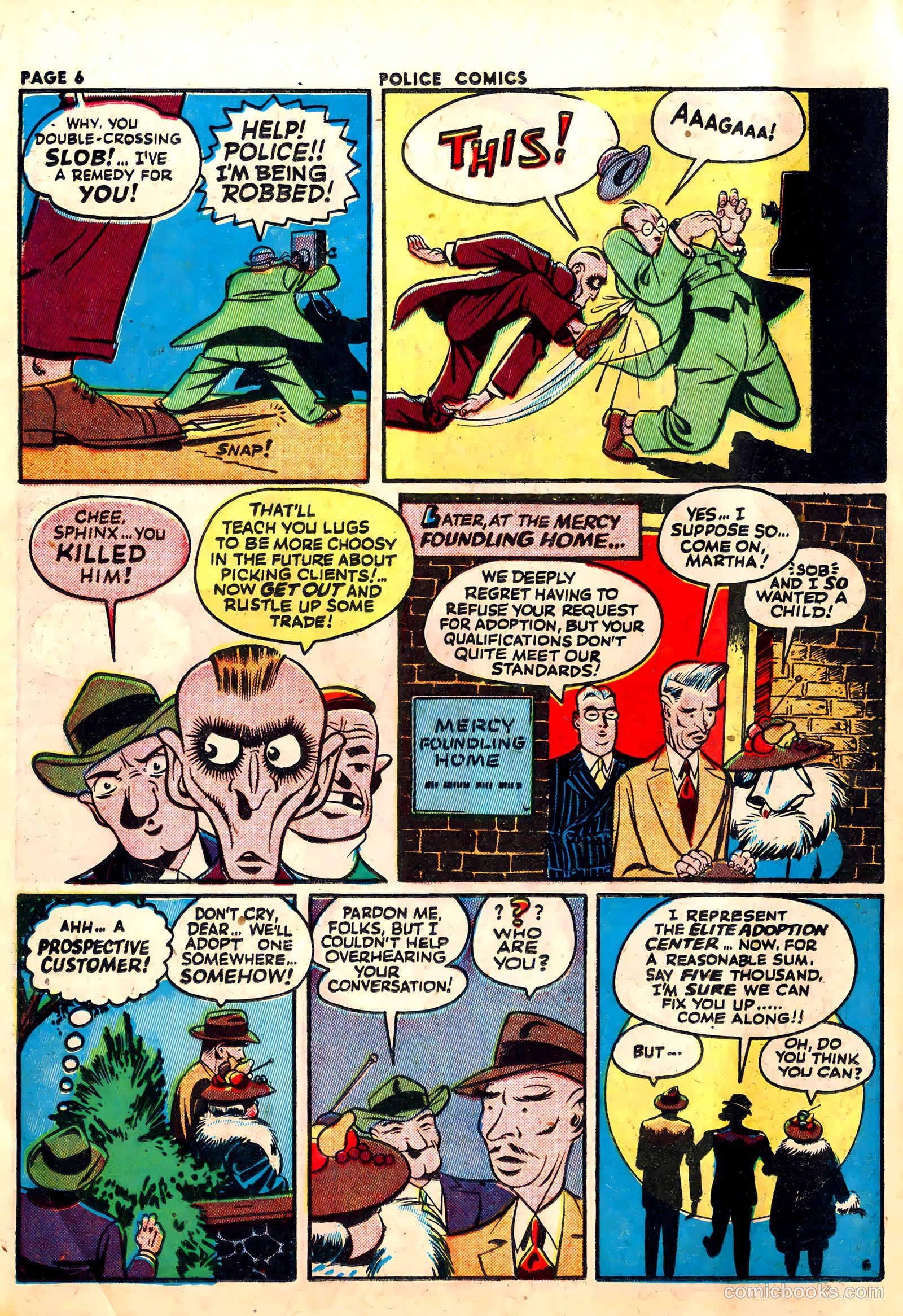 Police Comics #22 (1943) — page 8 of 68