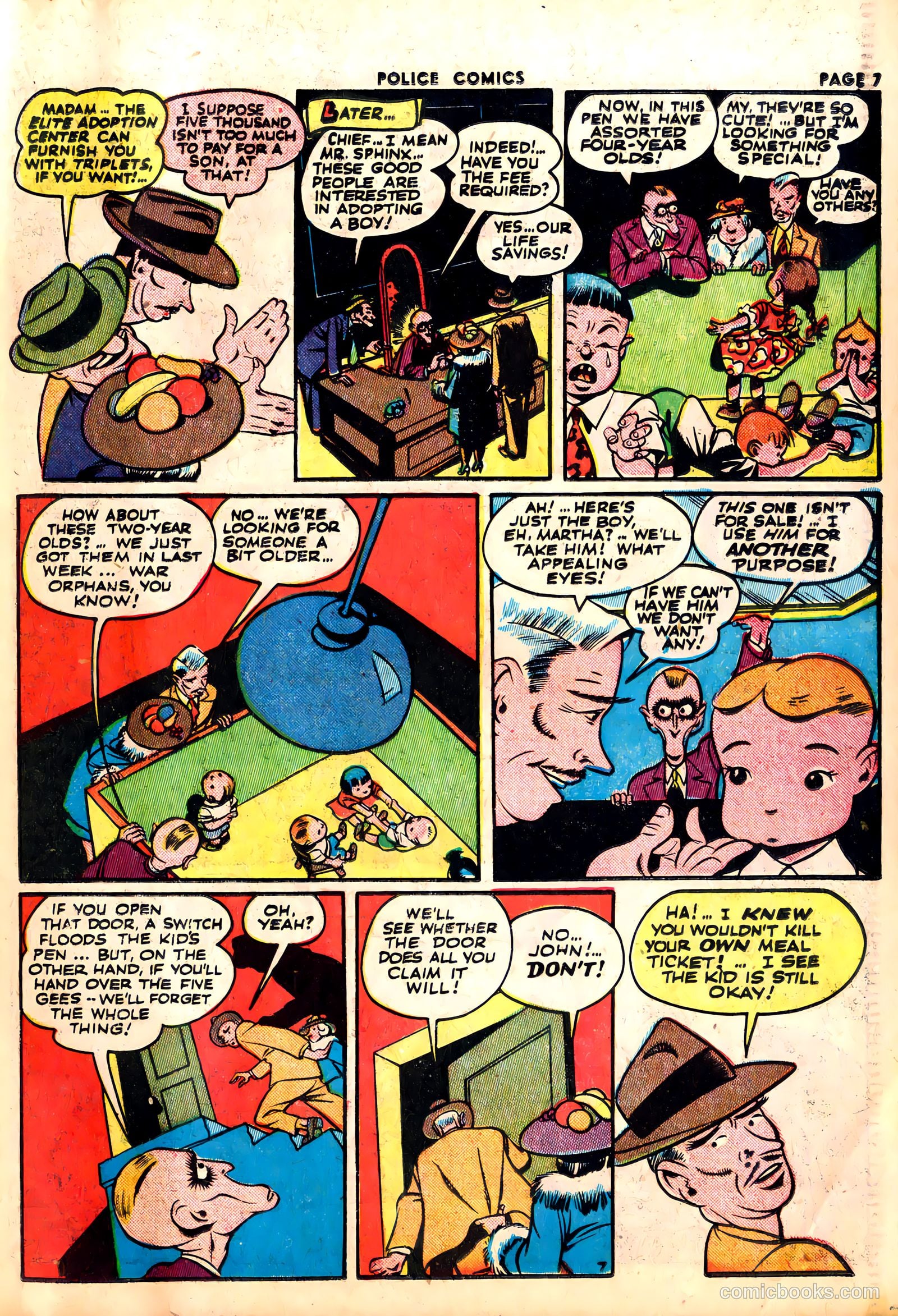 Police Comics #22 (1943) — page 9 of 68