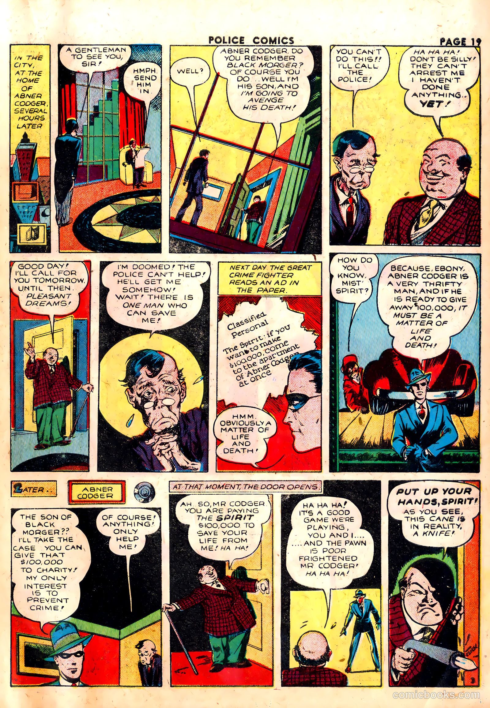 Police Comics #22 (1943) — page 21 of 68