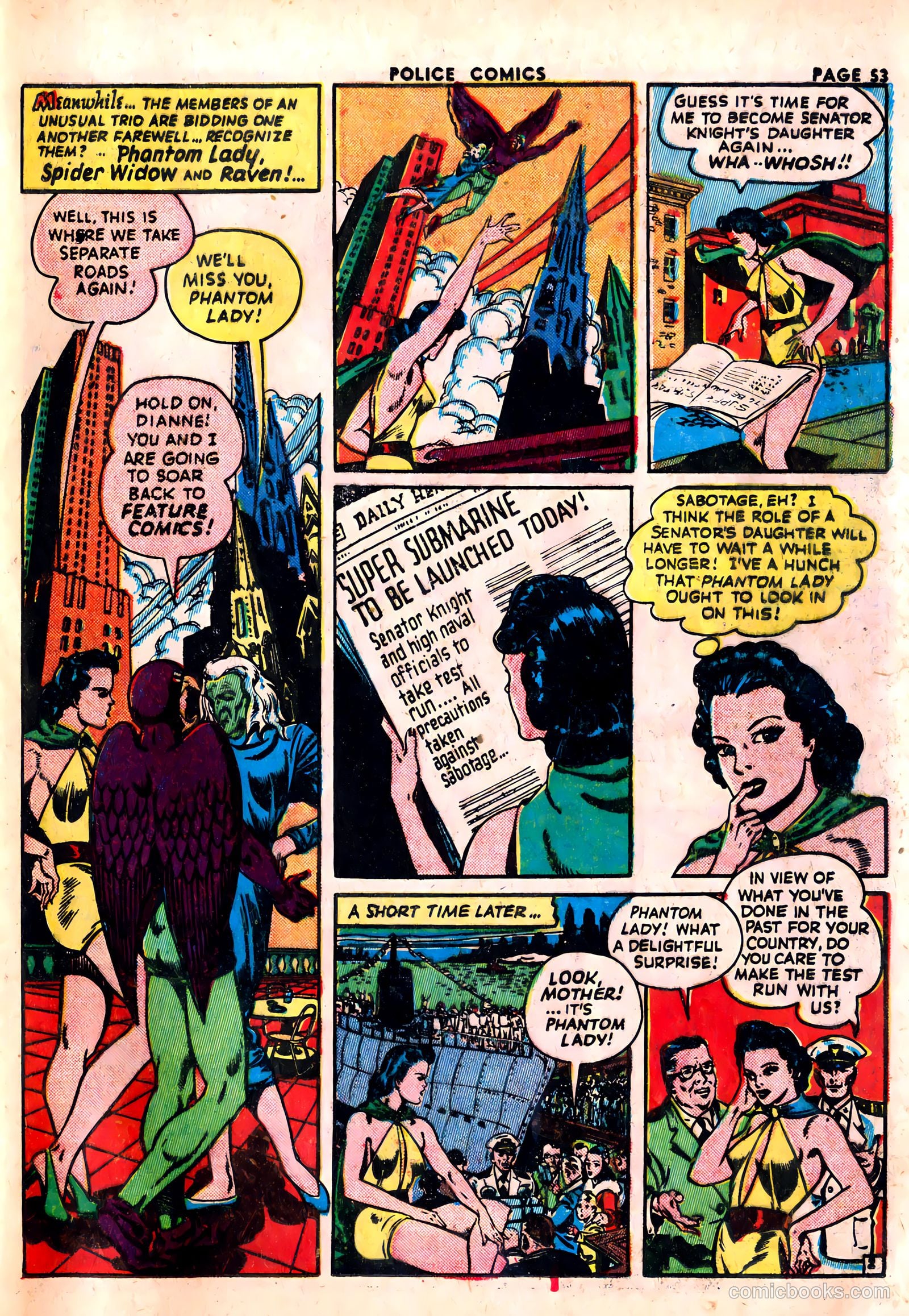 Police Comics #22 (1943) — page 55 of 68