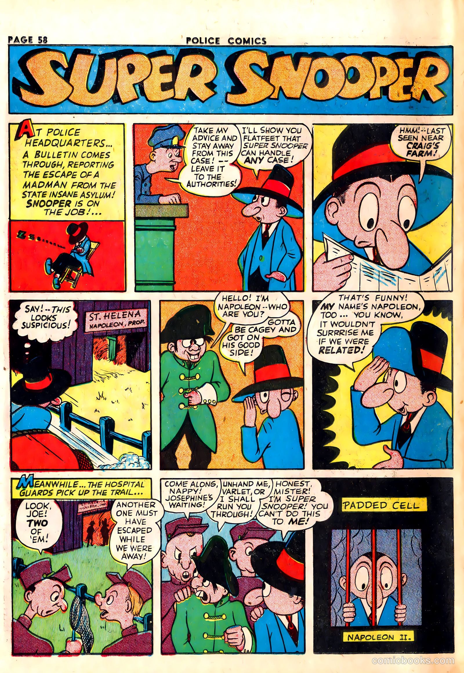 Police Comics #22 (1943) — page 60 of 68