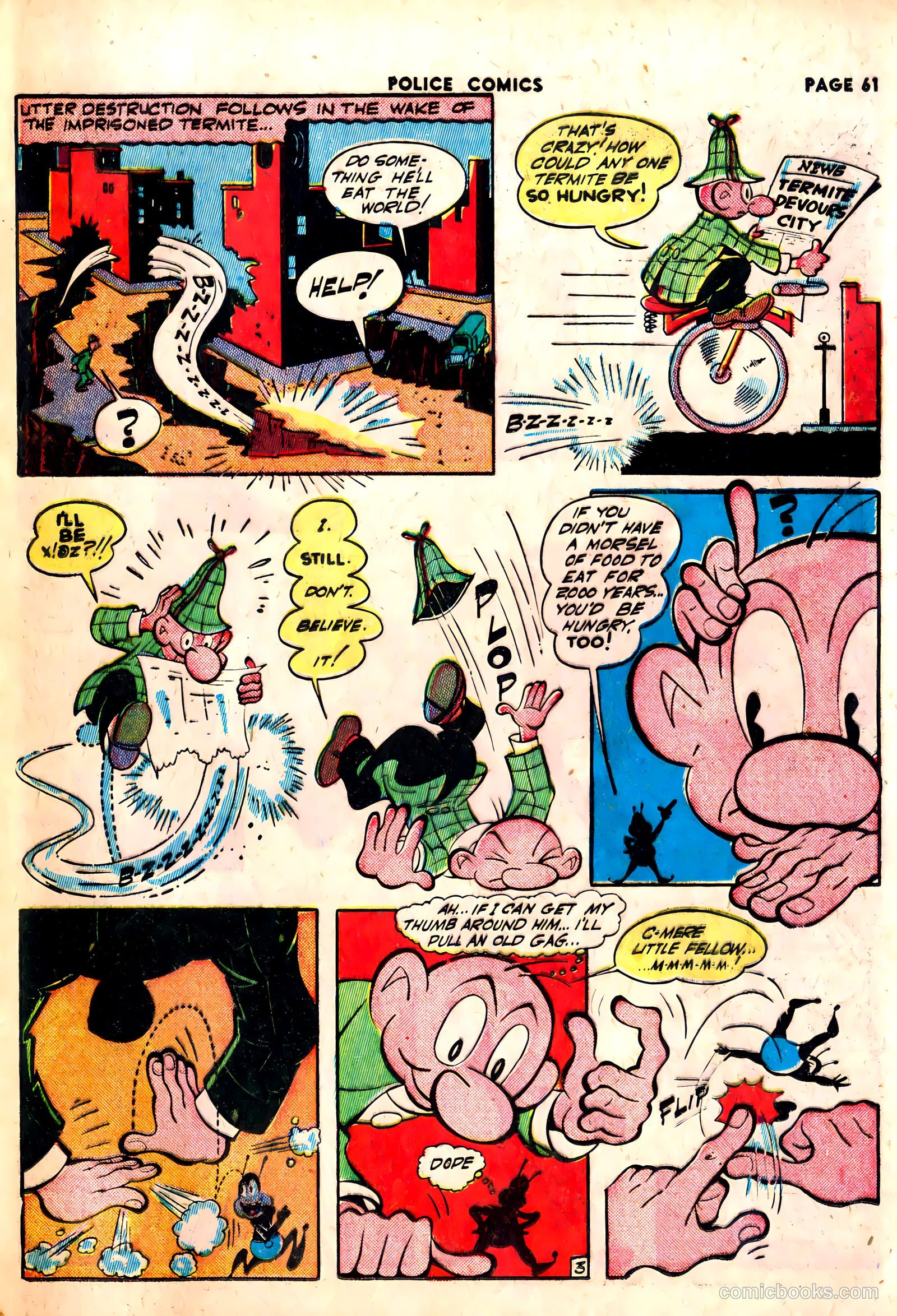 Police Comics #22 (1943) — page 63 of 68