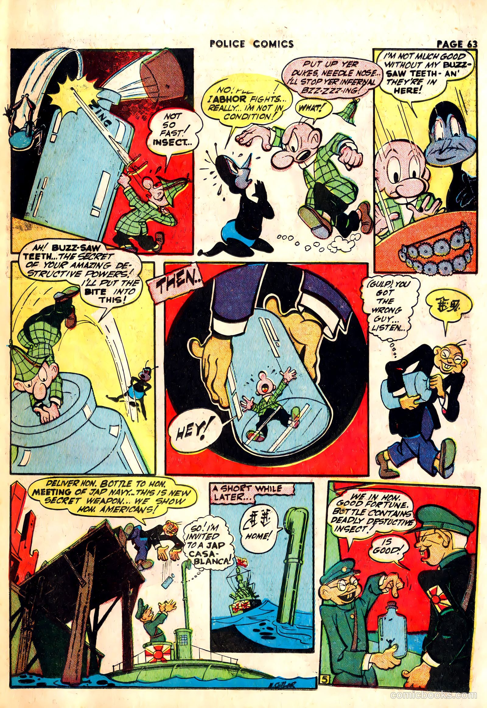 Police Comics #22 (1943) — page 65 of 68