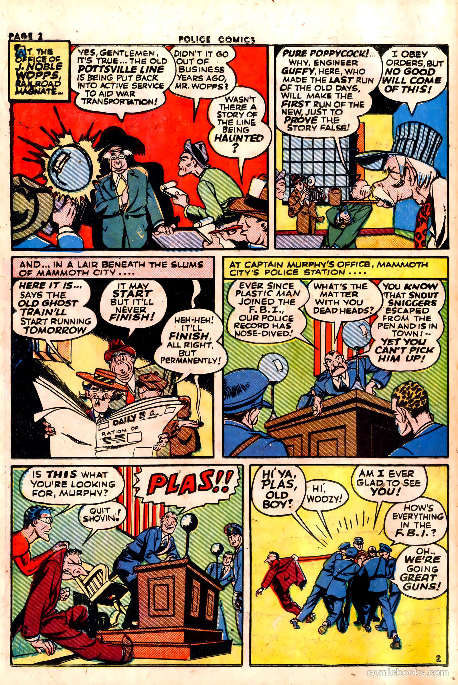 Police Comics #23 (1943) — page 4 of 68