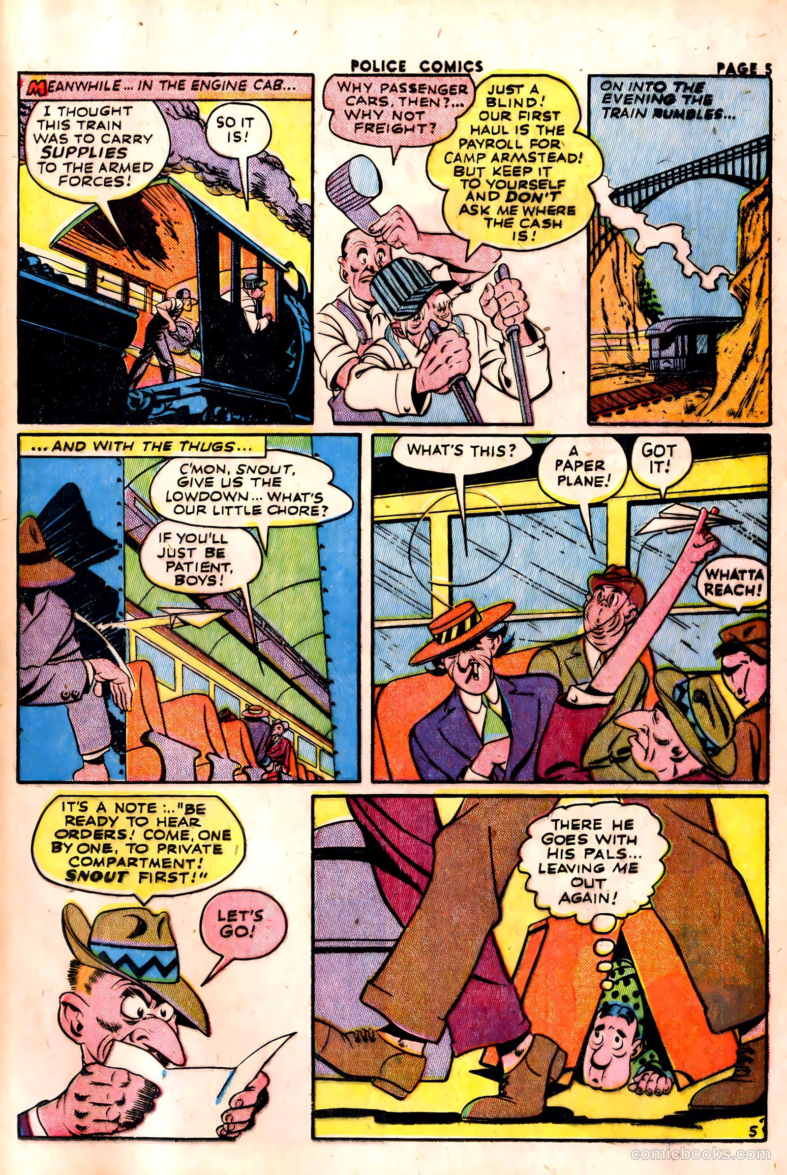 Police Comics #23 (1943) — page 7 of 68