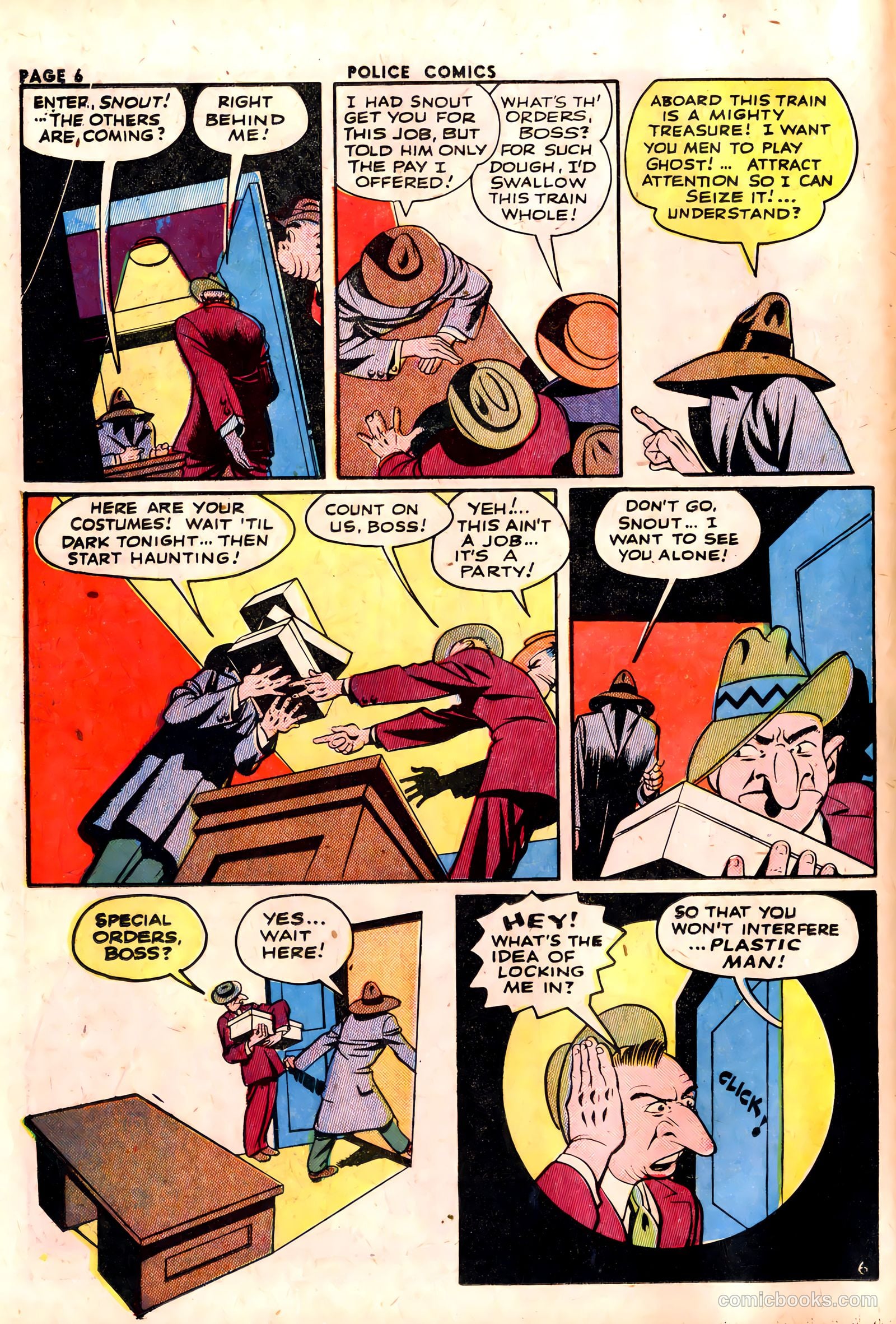 Police Comics #23 (1943) — page 8 of 68