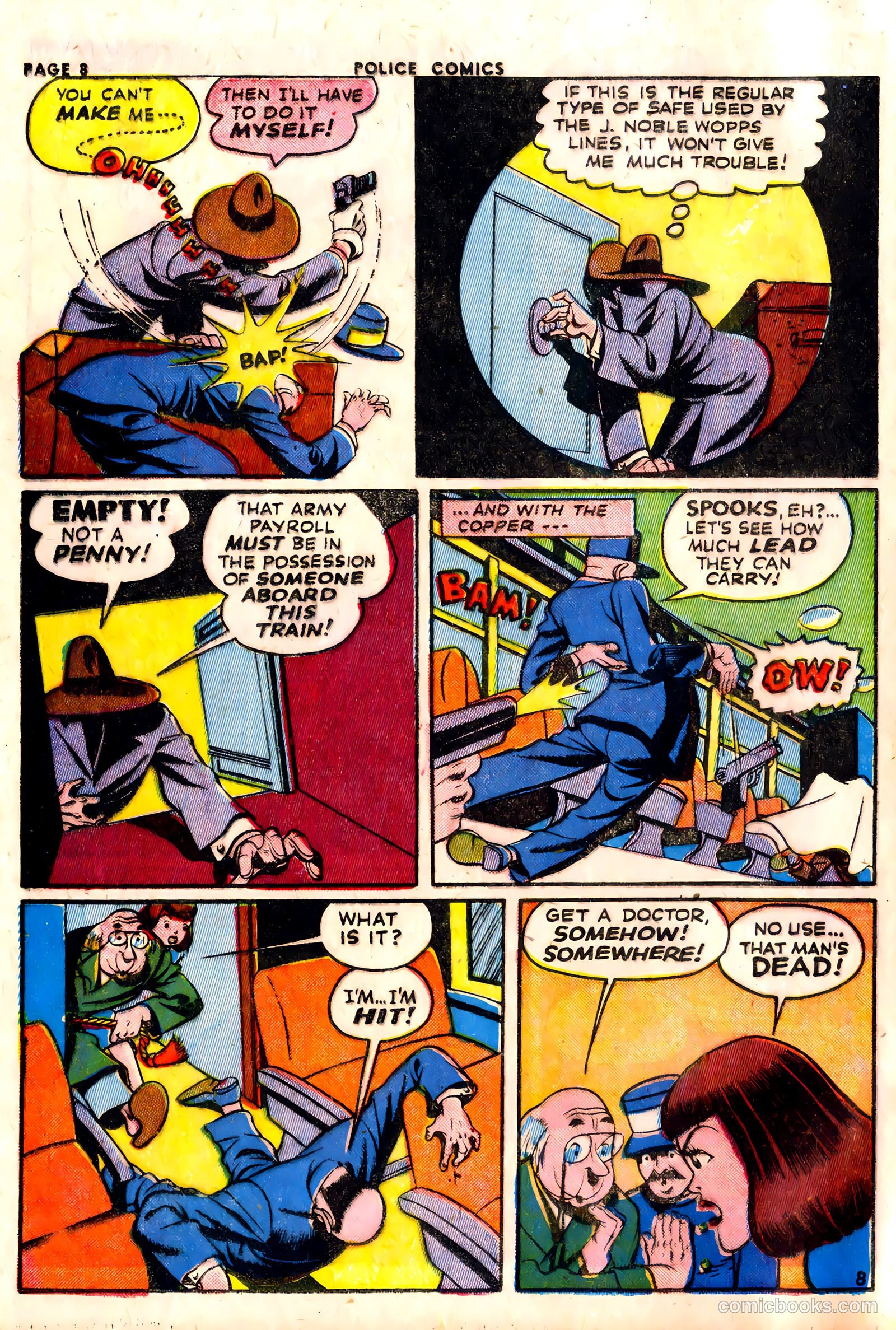 Police Comics #23 (1943) — page 10 of 68