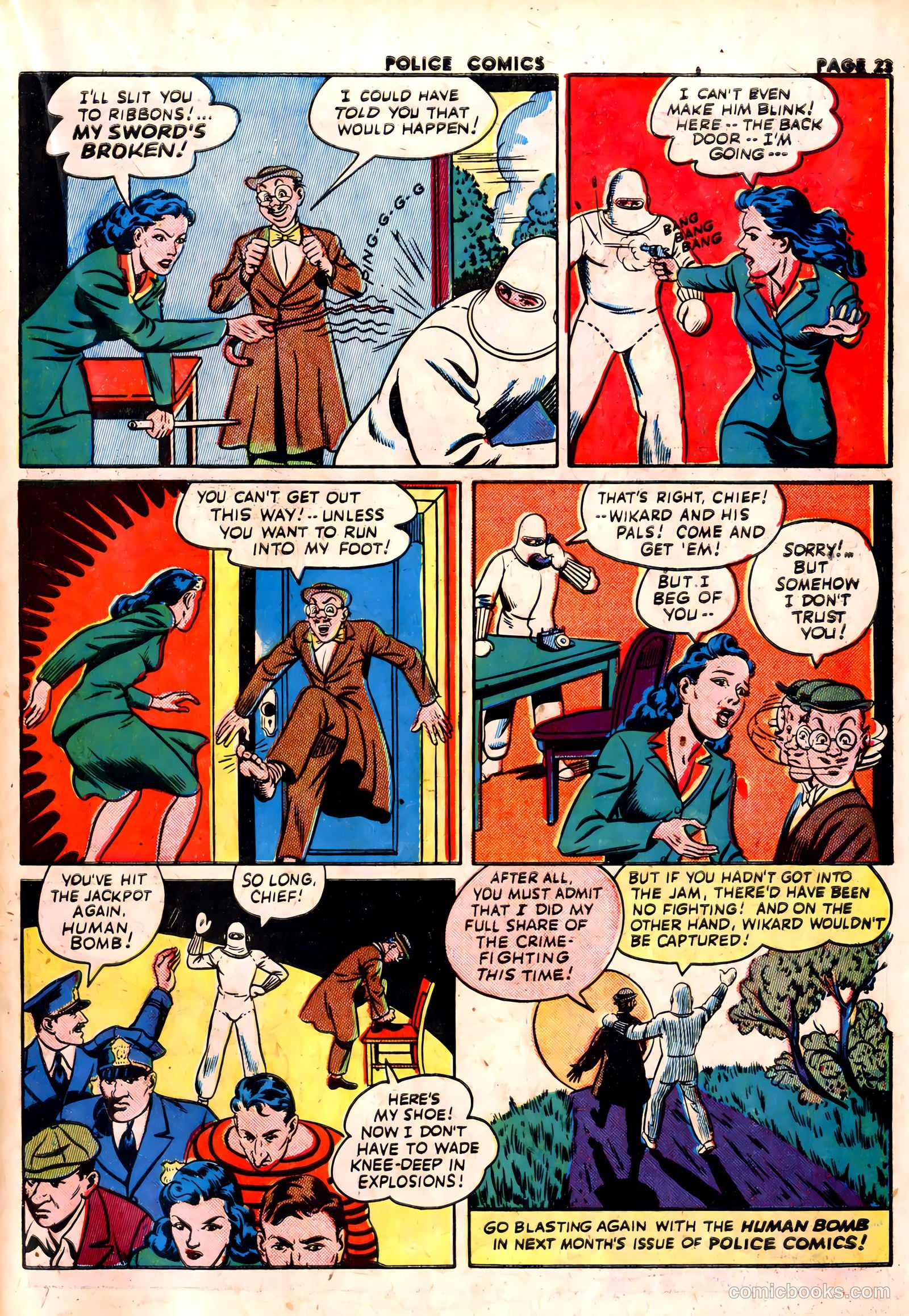 Police Comics #23 (1943) — page 25 of 68