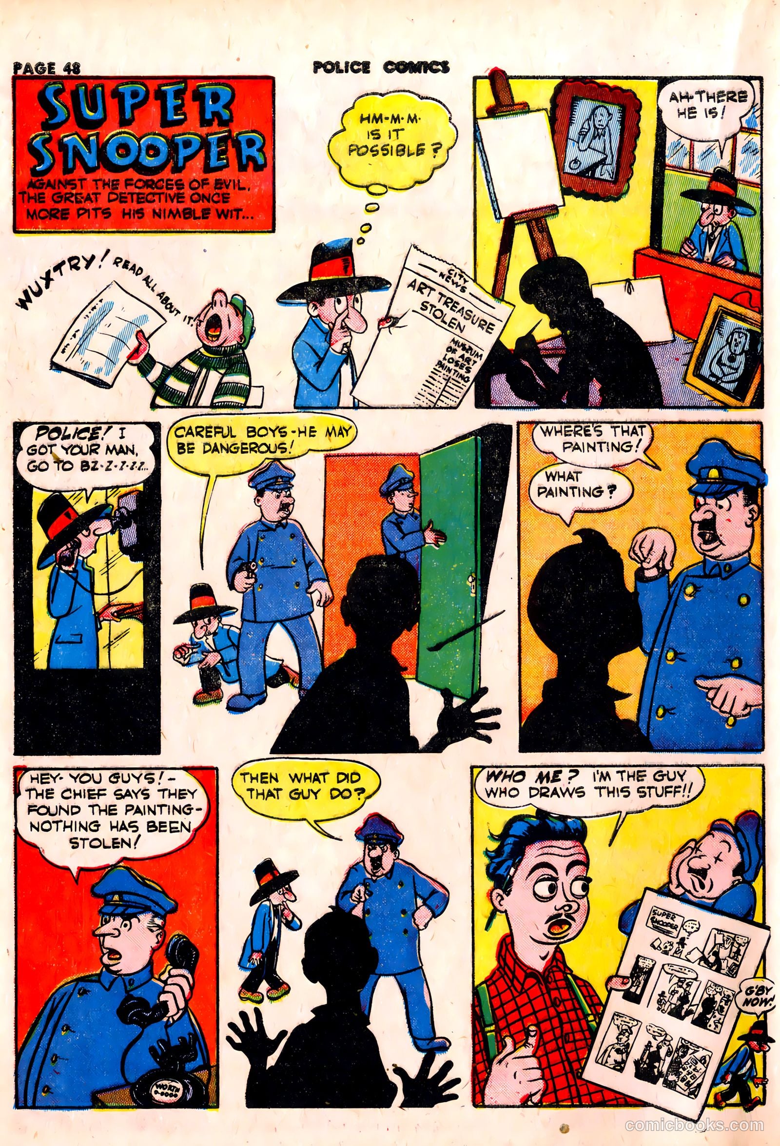 Police Comics #23 (1943) — page 50 of 68