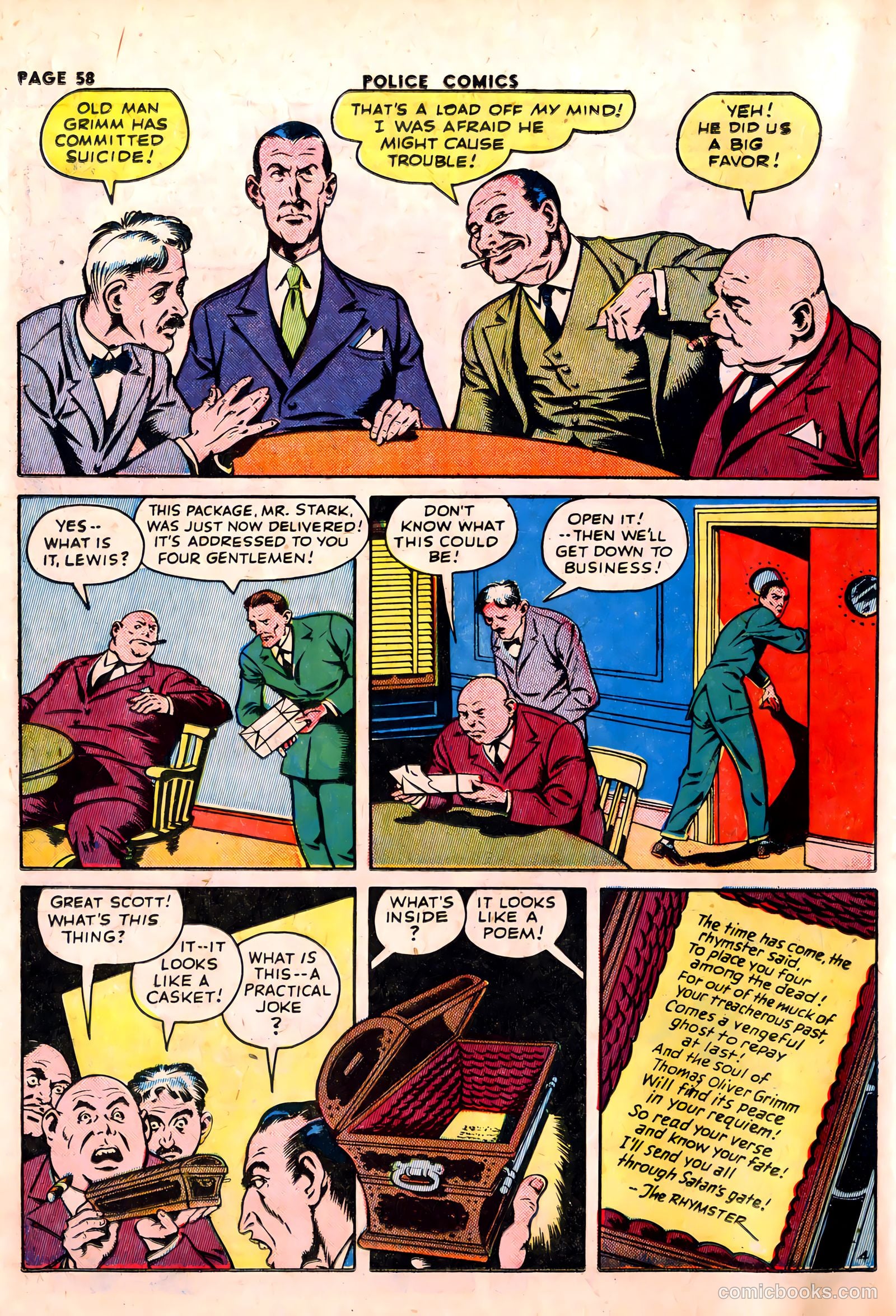 Police Comics #23 (1943) — page 60 of 68