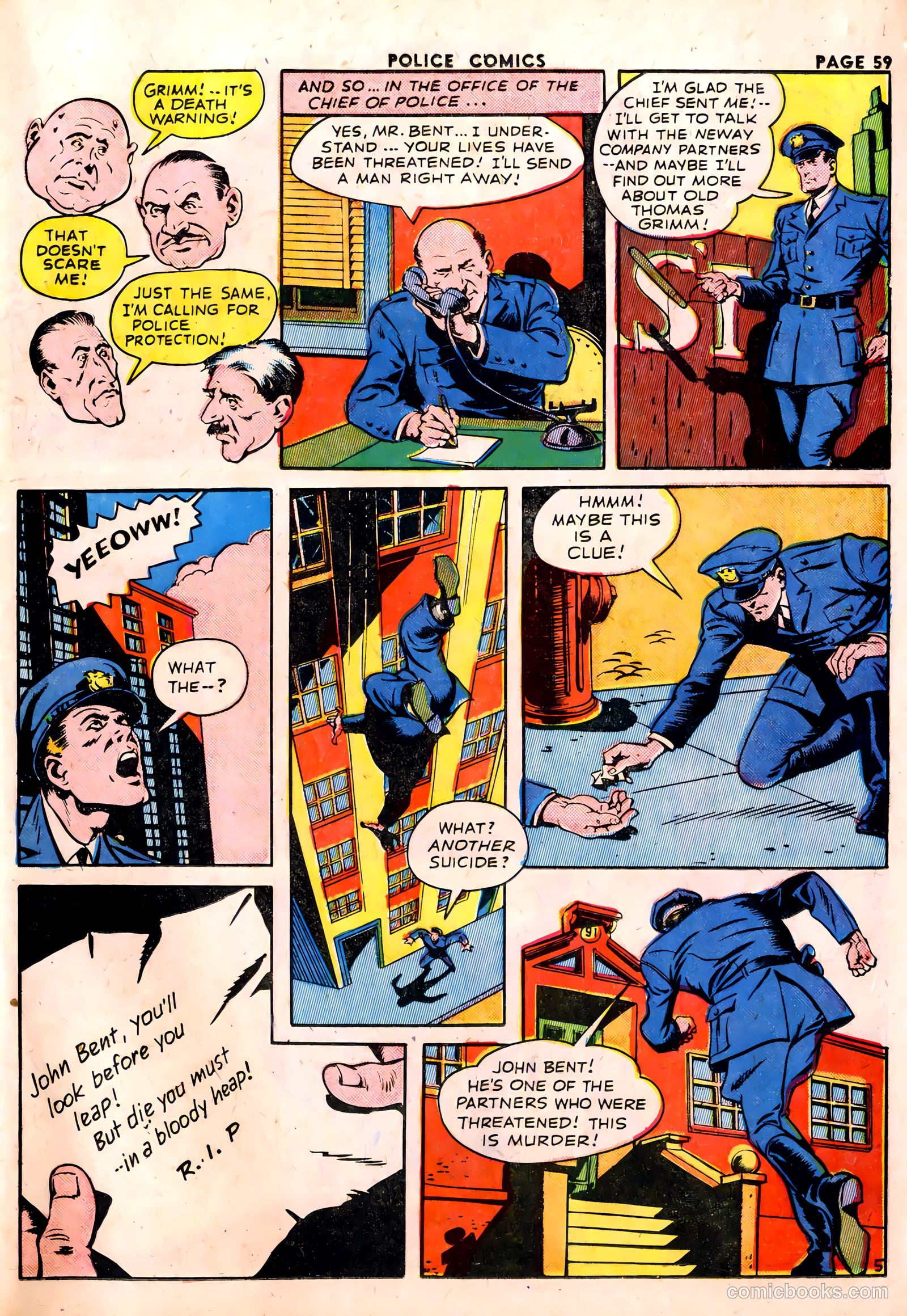 Police Comics #23 (1943) — page 61 of 68