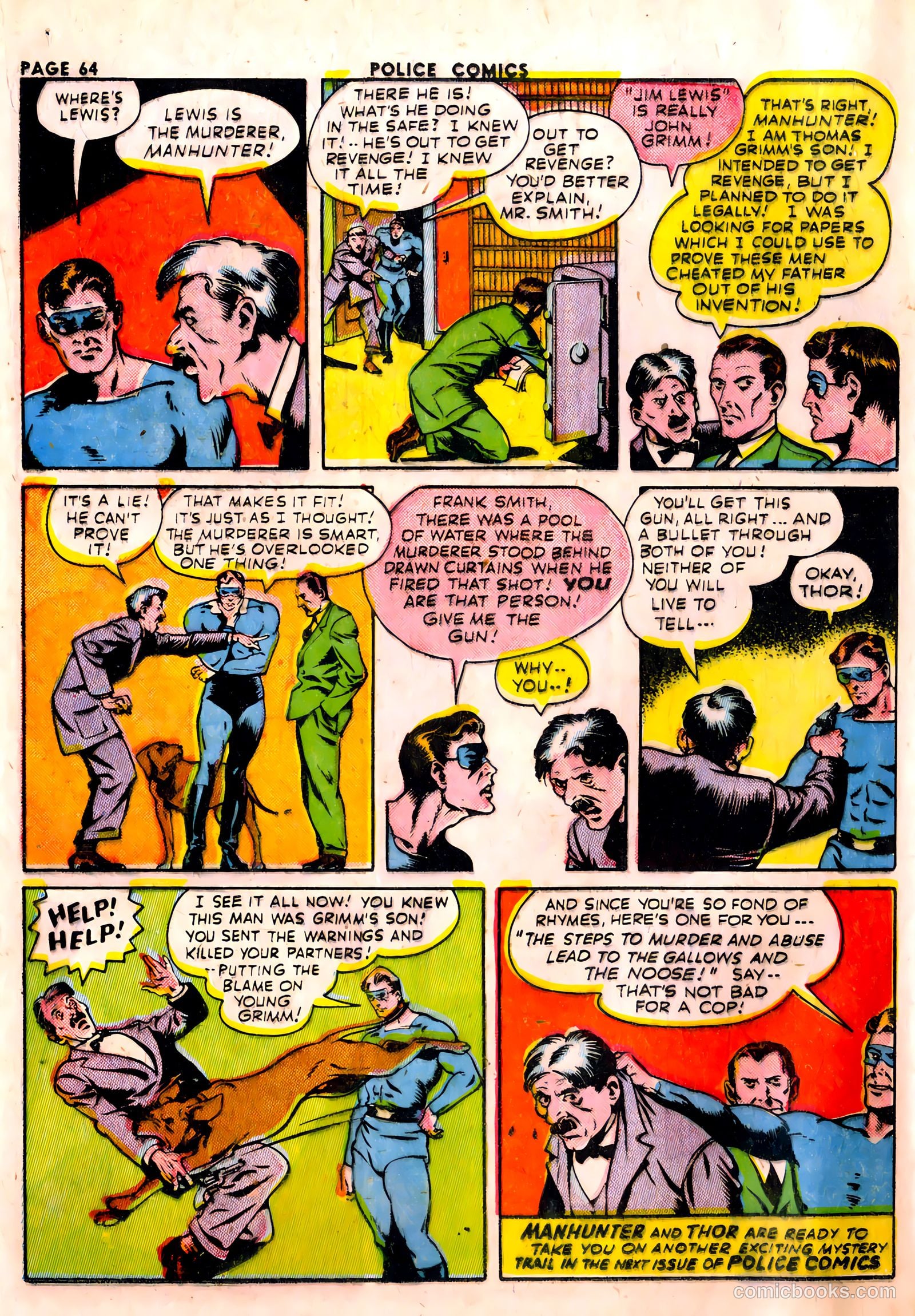 Police Comics #23 (1943) — page 66 of 68