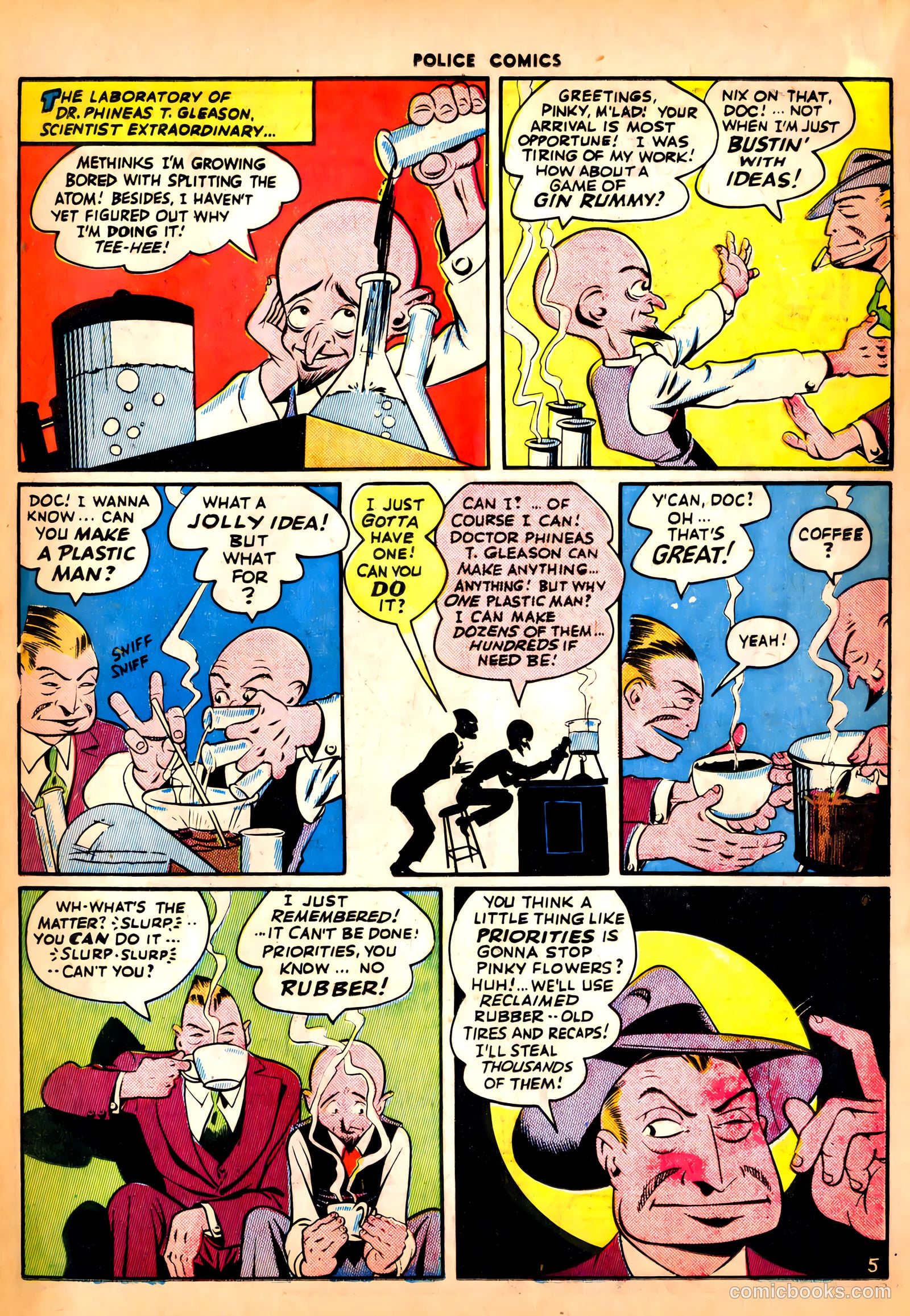 Police Comics #24 (1943) — page 7 of 60