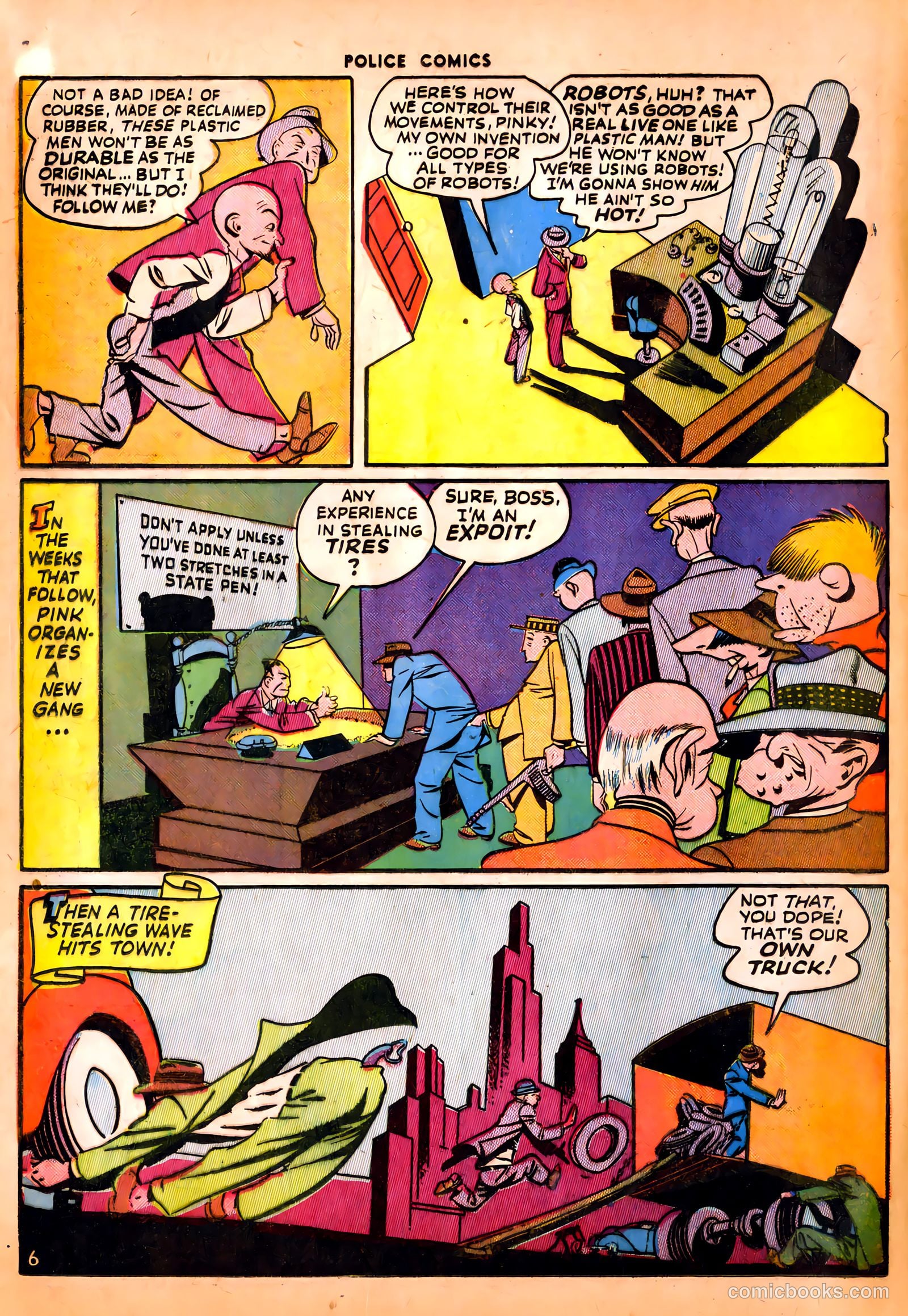 Police Comics #24 (1943) — page 8 of 60