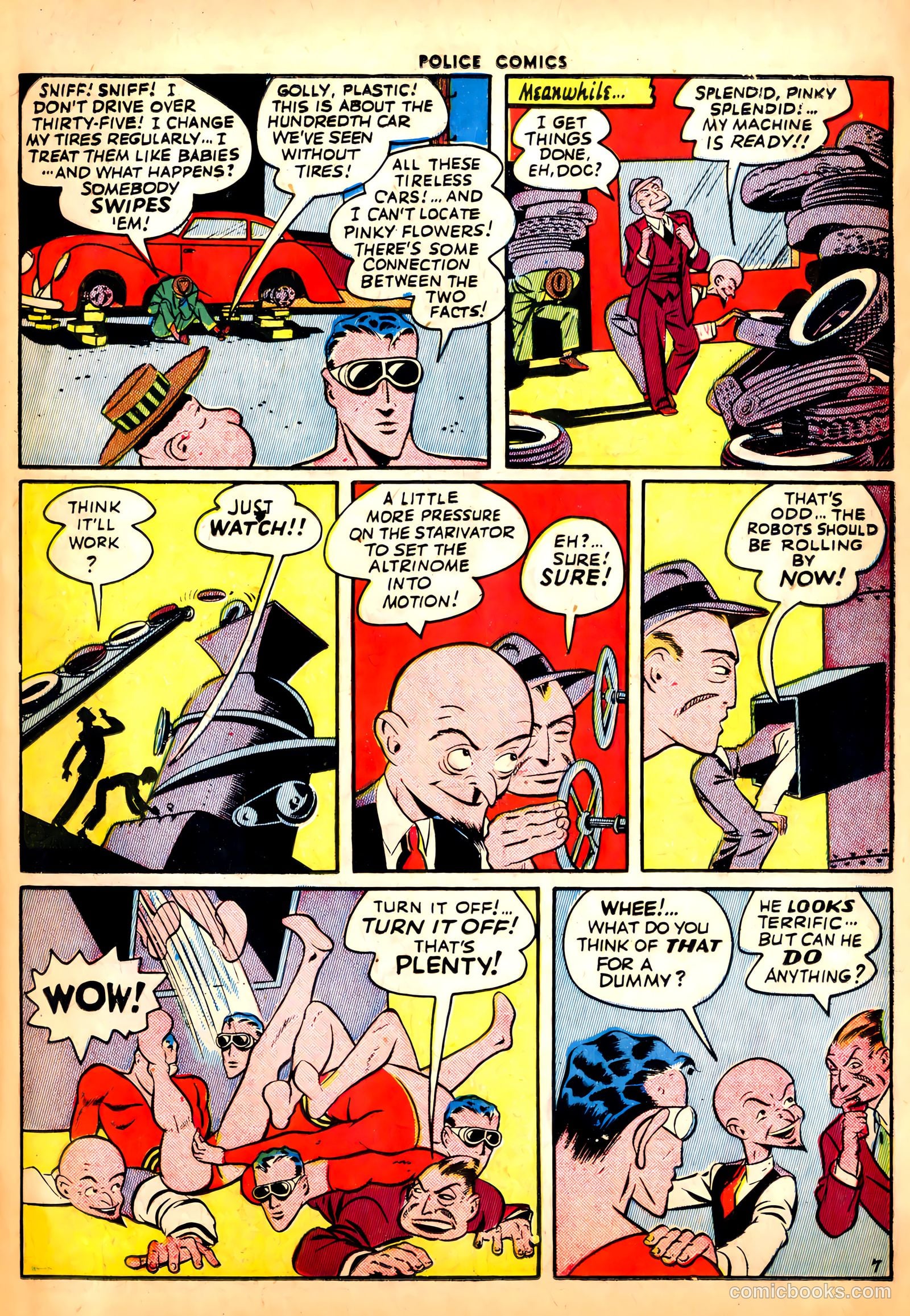 Police Comics #24 (1943) — page 9 of 60