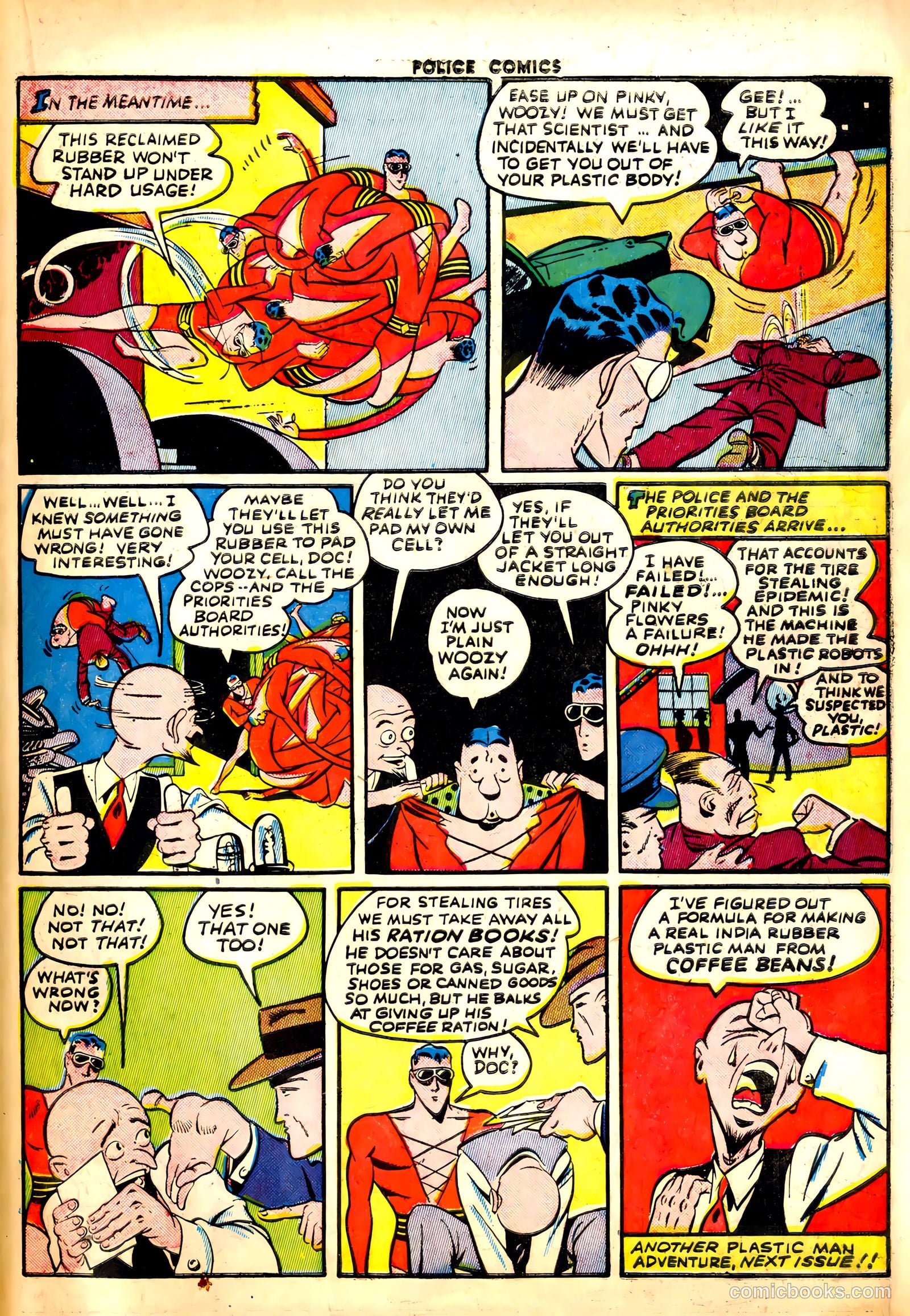 Police Comics #24 (1943) — page 17 of 60