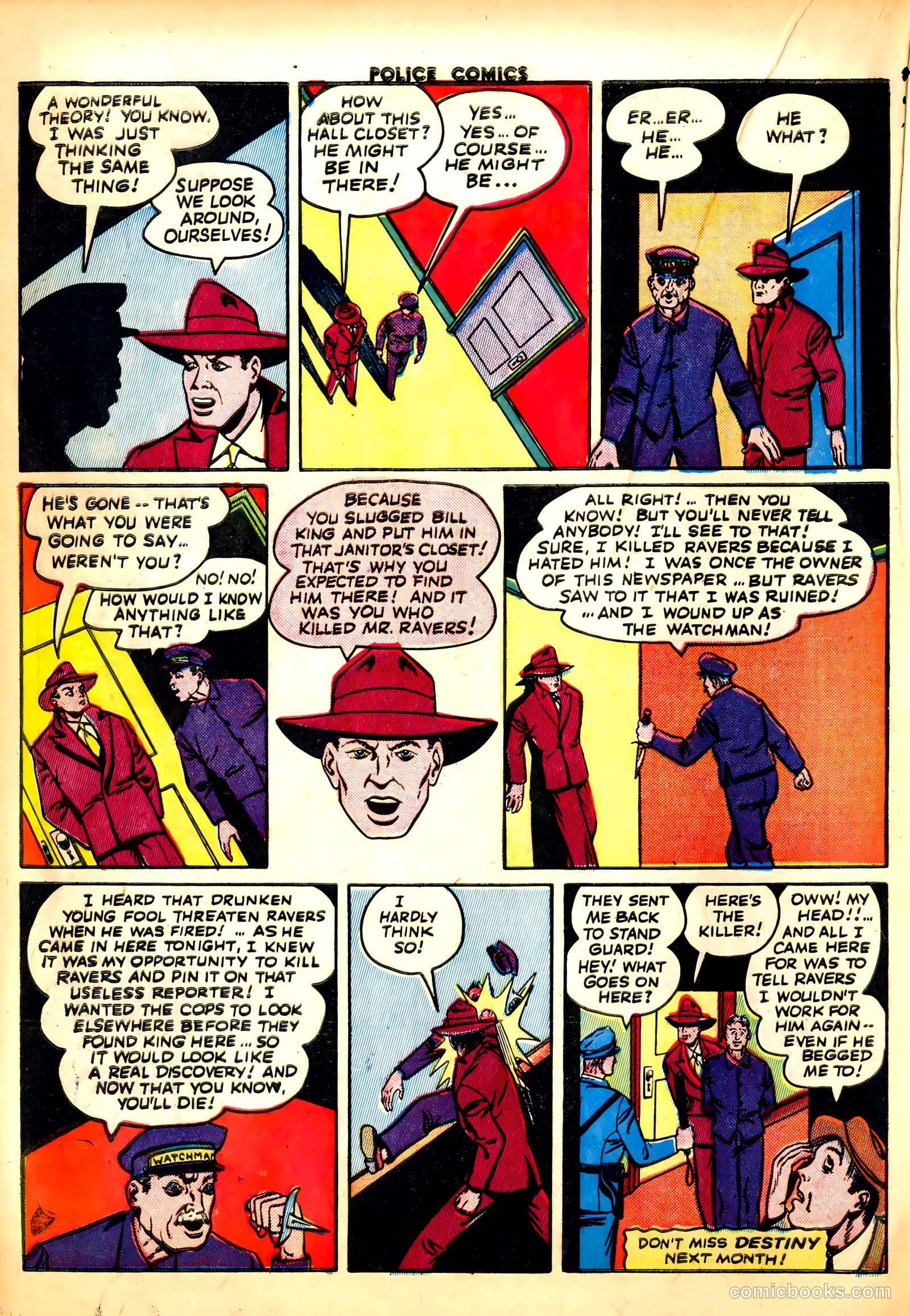 Police Comics #24 (1943) — page 30 of 60