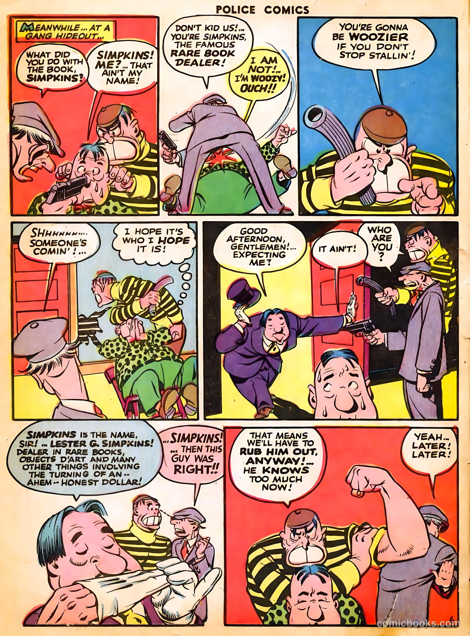 Police Comics #25 (1943) — page 8 of 60