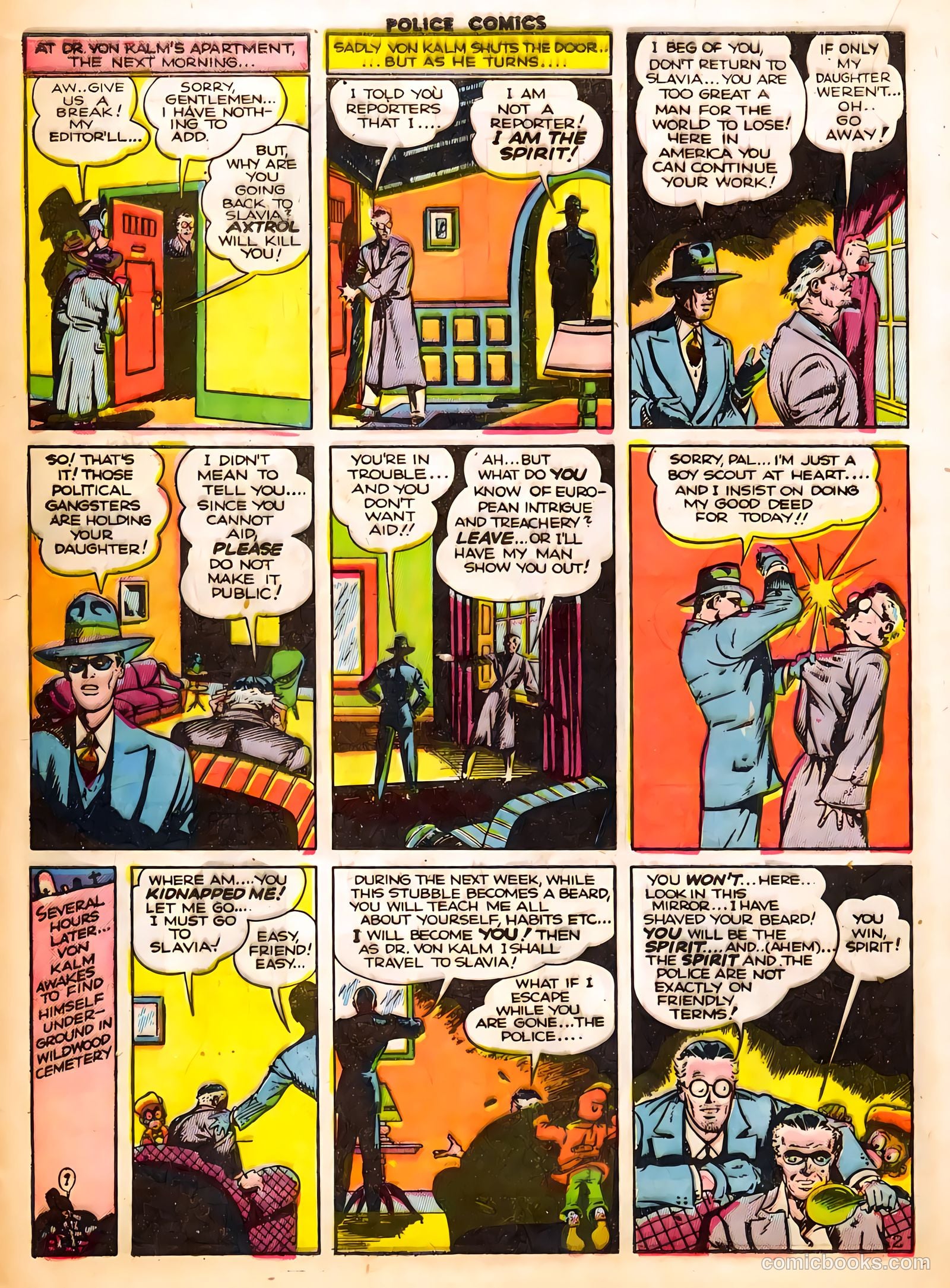 Police Comics #25 (1943) — page 32 of 60