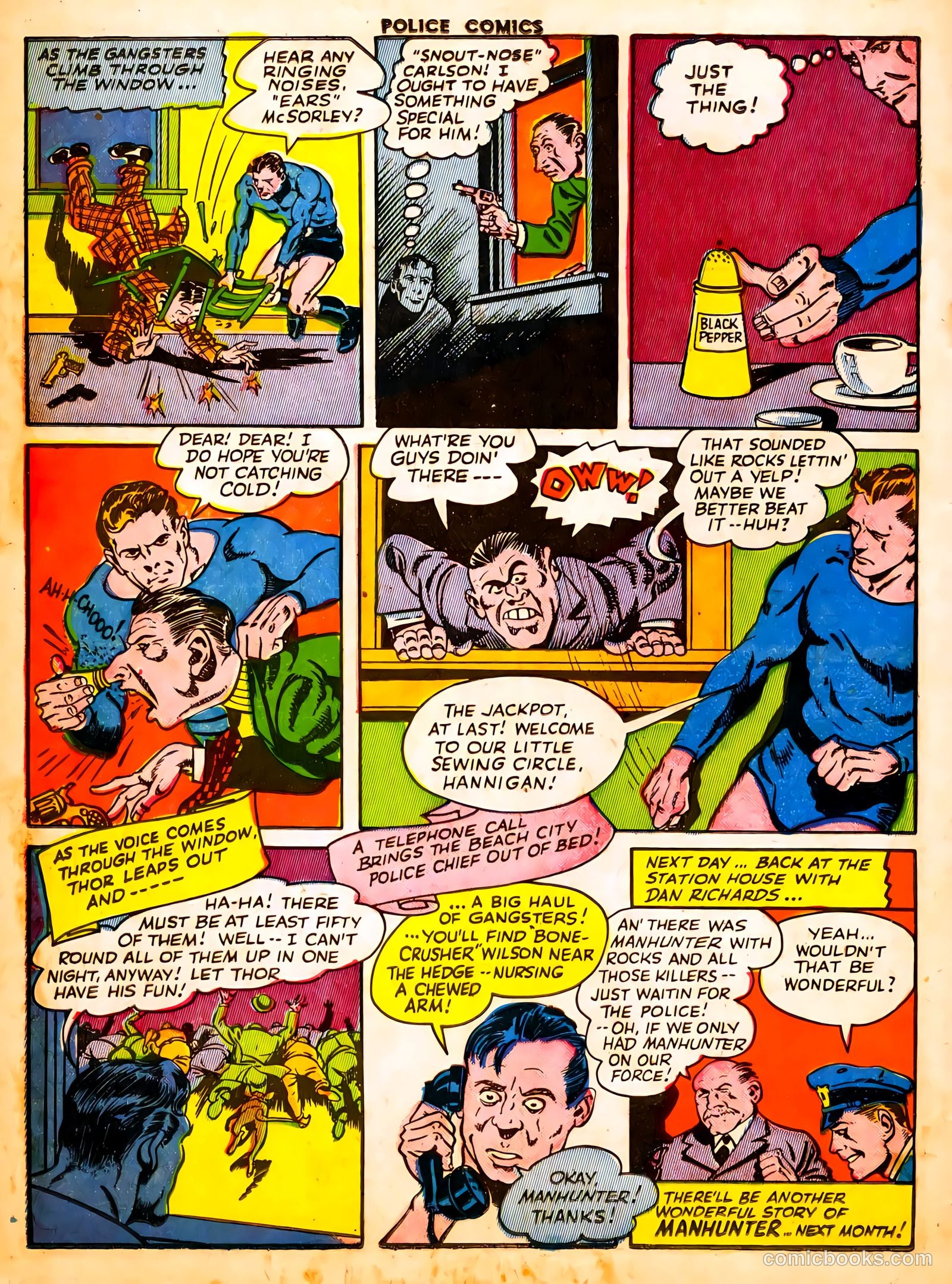 Police Comics #25 (1943) — page 58 of 60