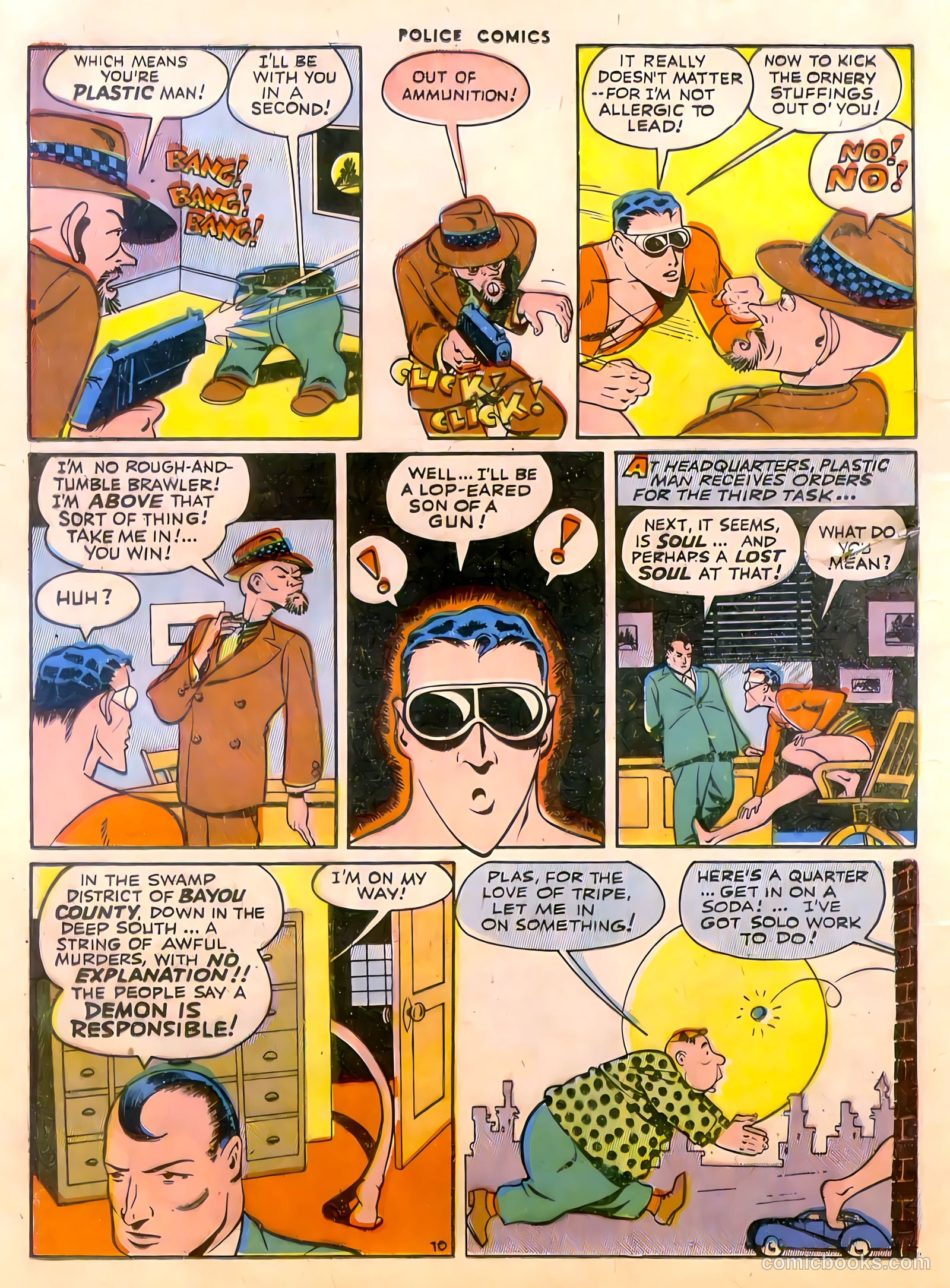 Police Comics #26 (1944) — page 12 of 60