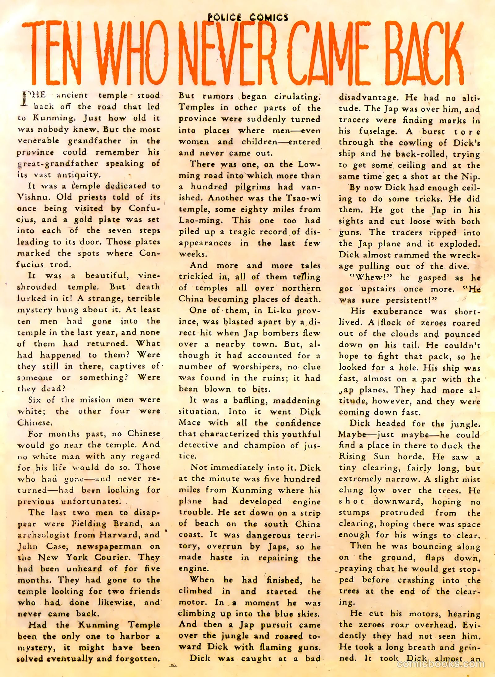 Police Comics #26 (1944) — page 40 of 60