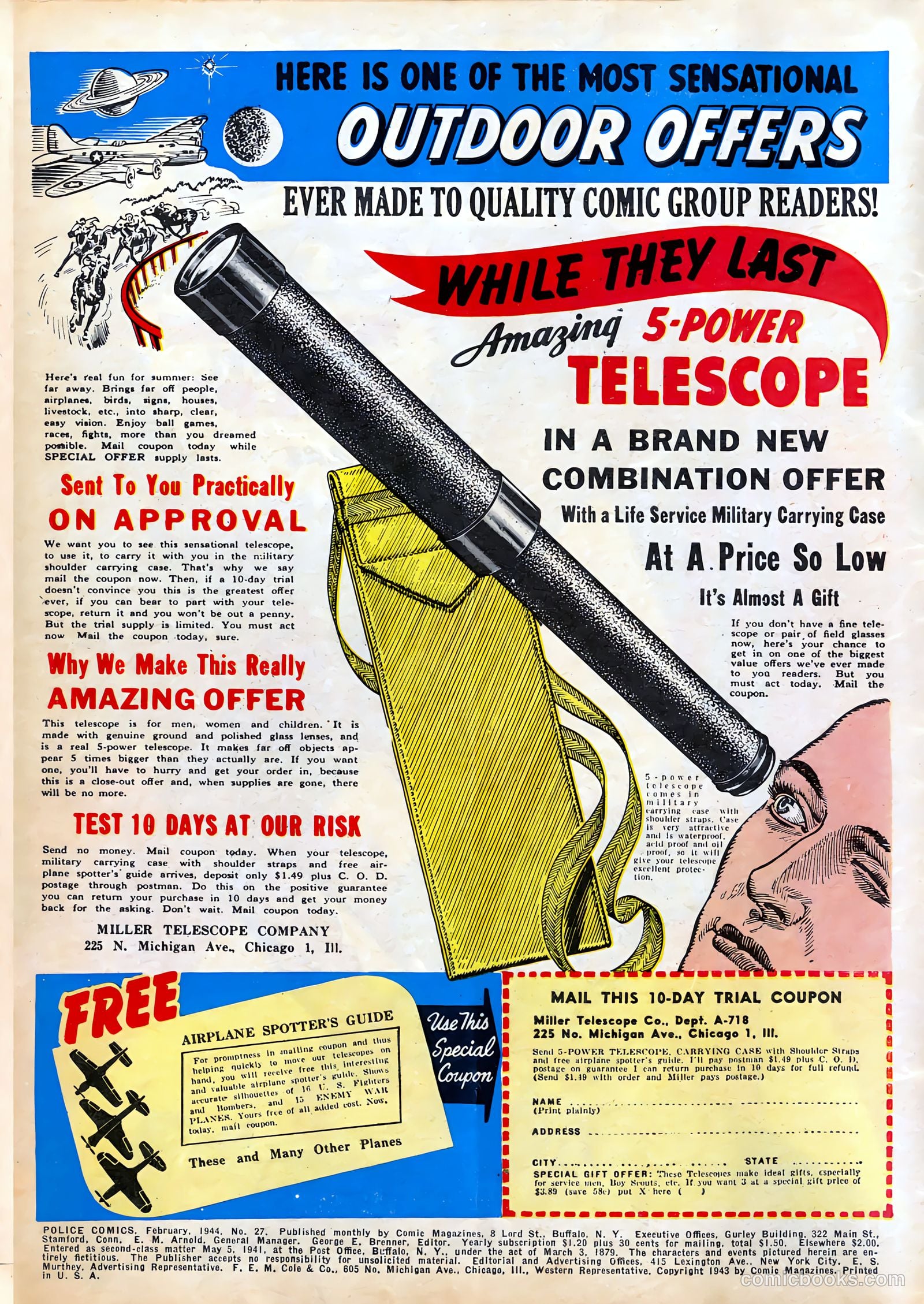 Police Comics #27 (1944) — page 2 of 60