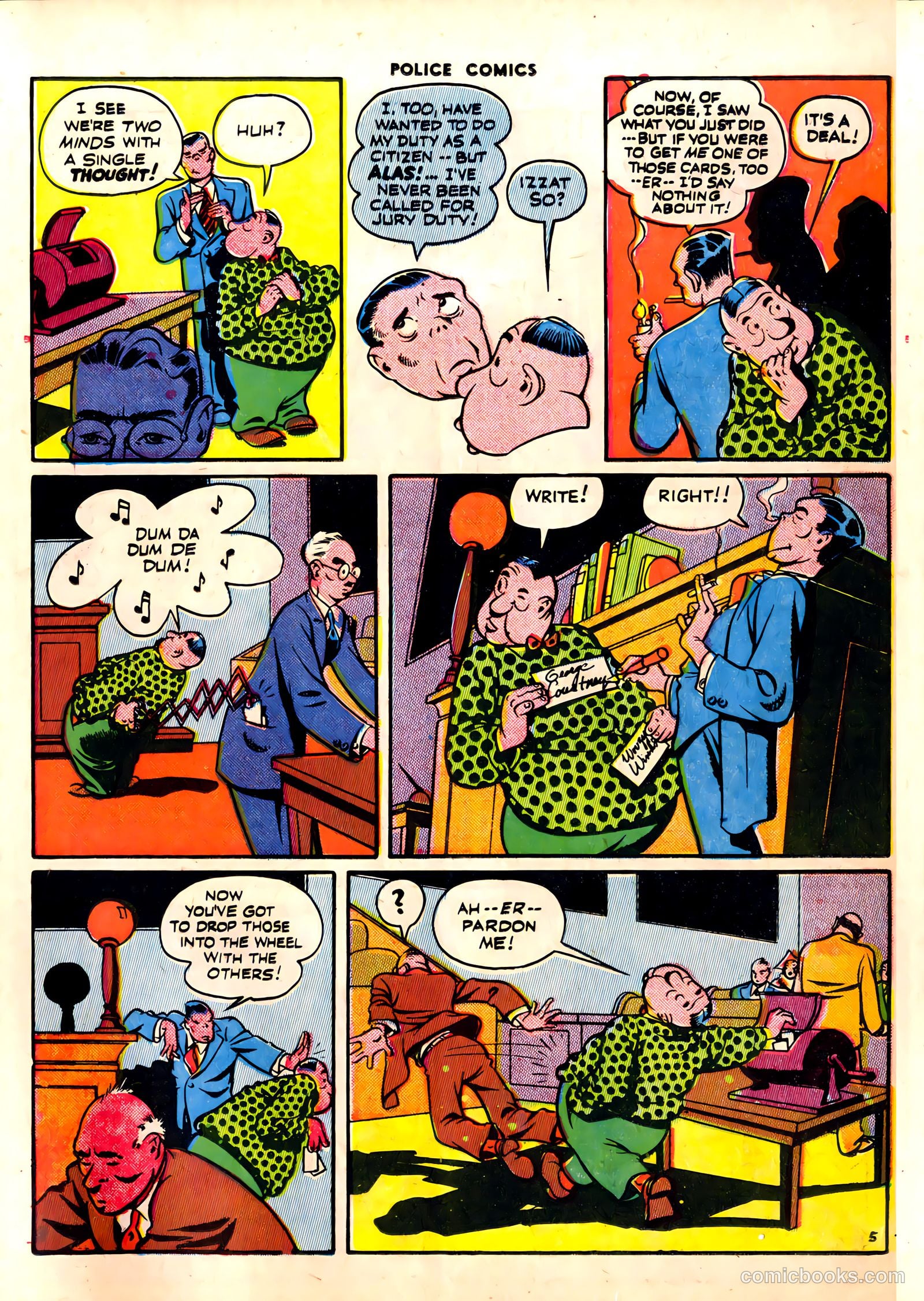Police Comics #27 (1944) — page 7 of 60