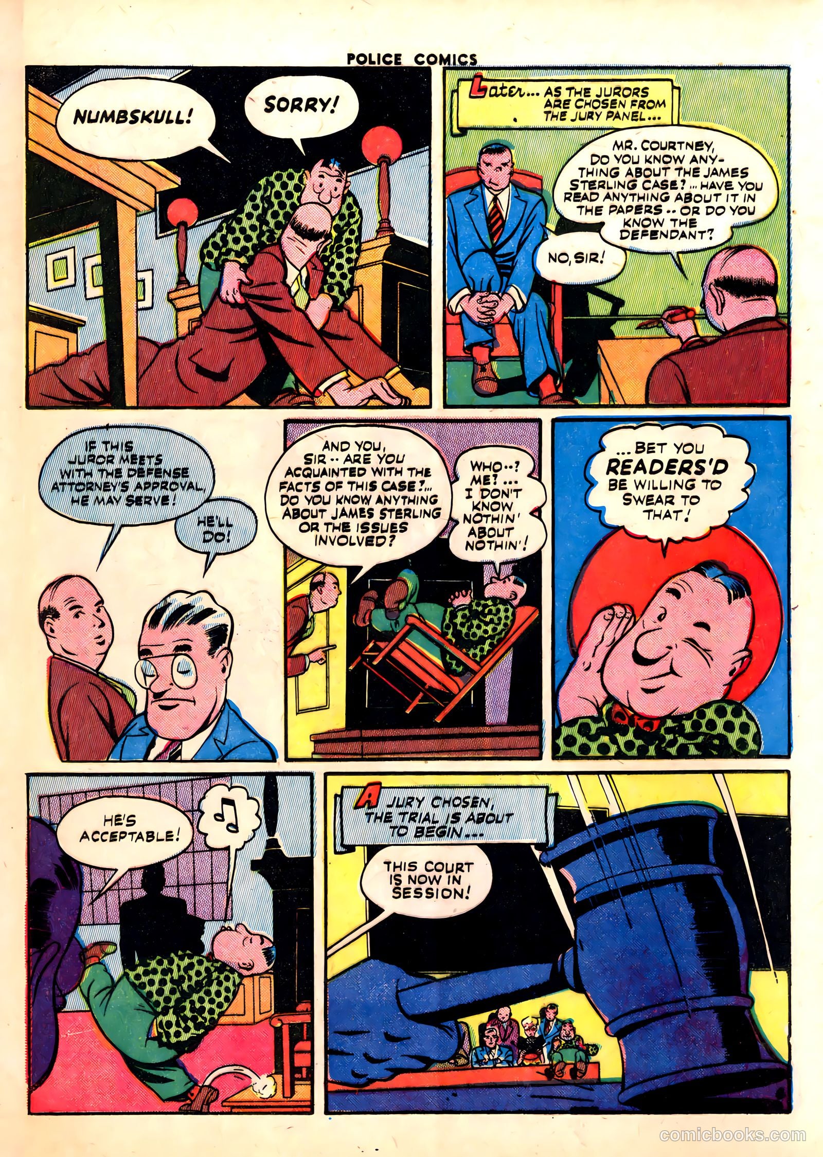 Police Comics #27 (1944) — page 8 of 60