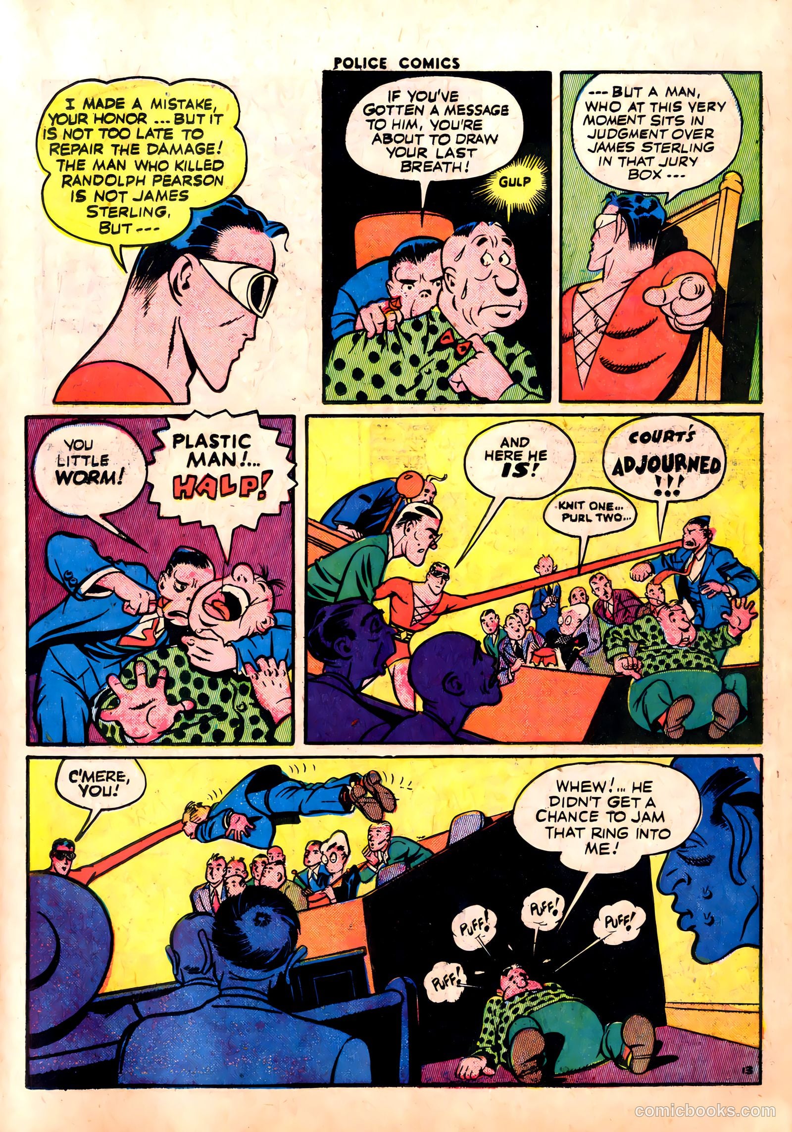 Police Comics #27 (1944) — page 15 of 60