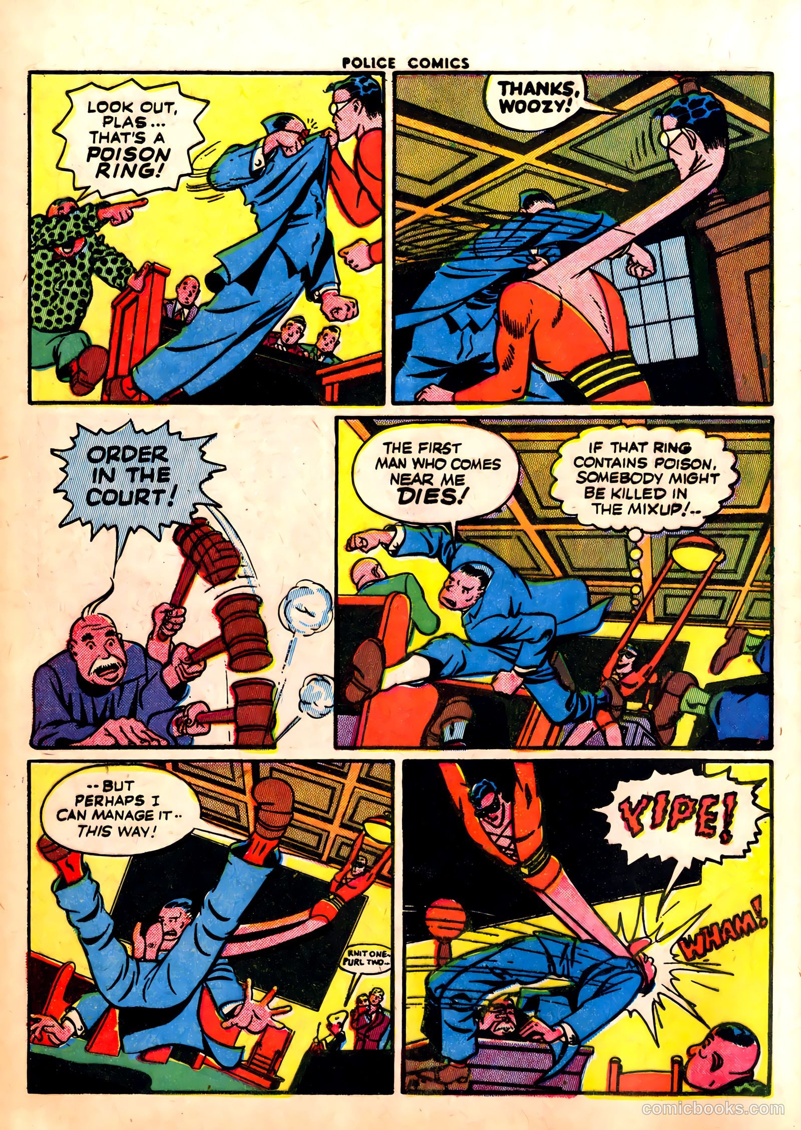 Police Comics #27 (1944) — page 16 of 60