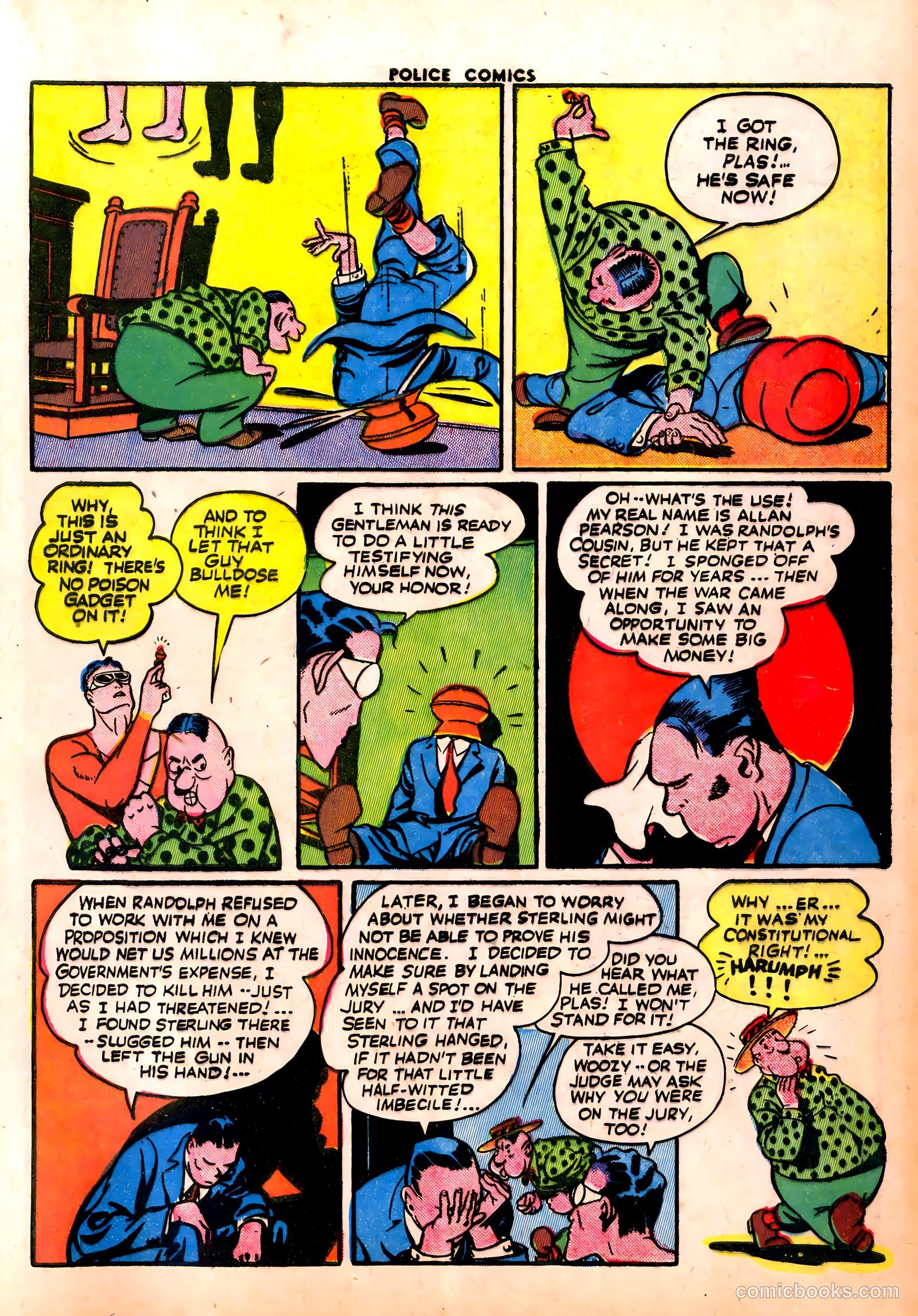 Police Comics #27 (1944) — page 17 of 60