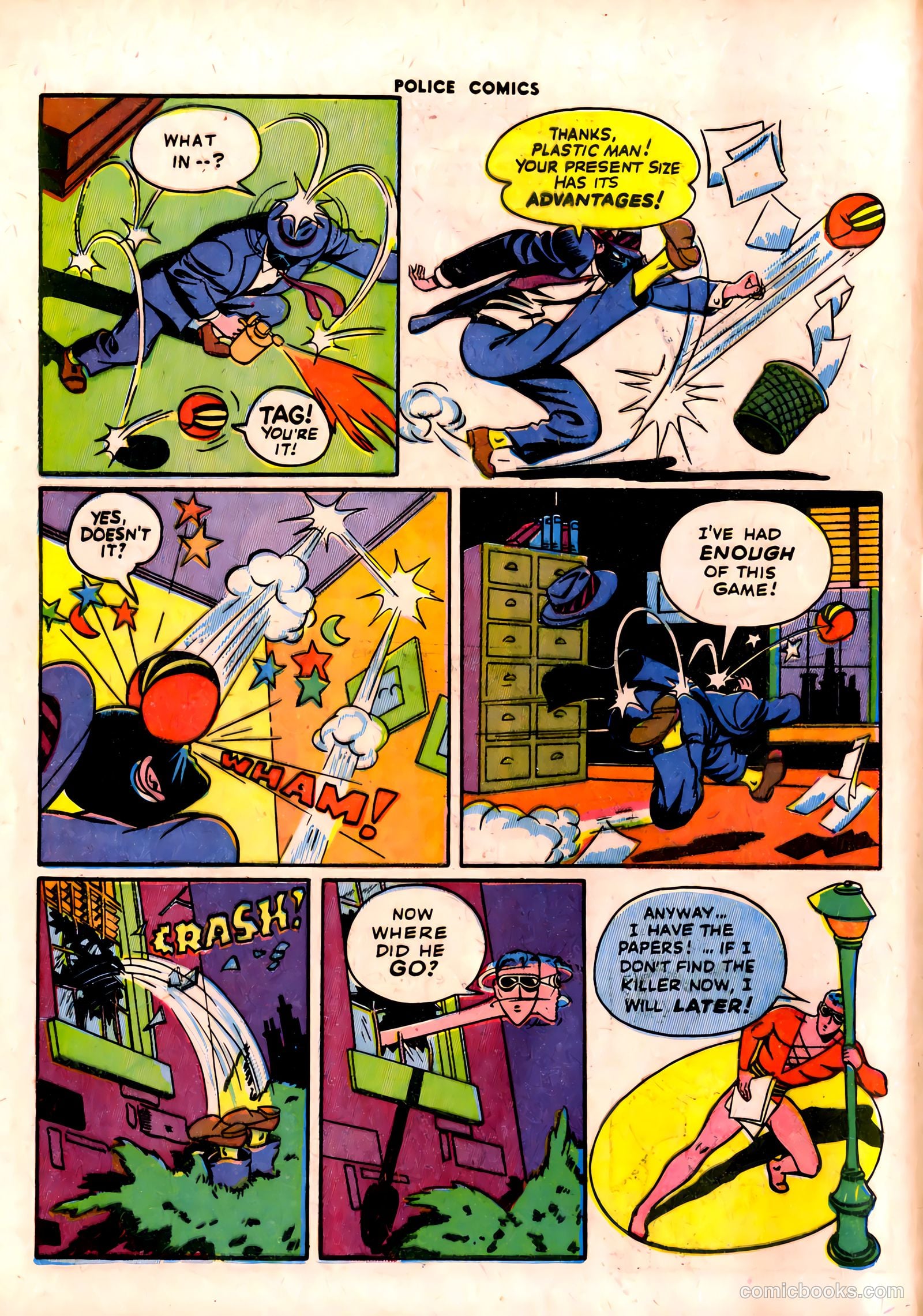 Police Comics #29 (1944) — page 6 of 60