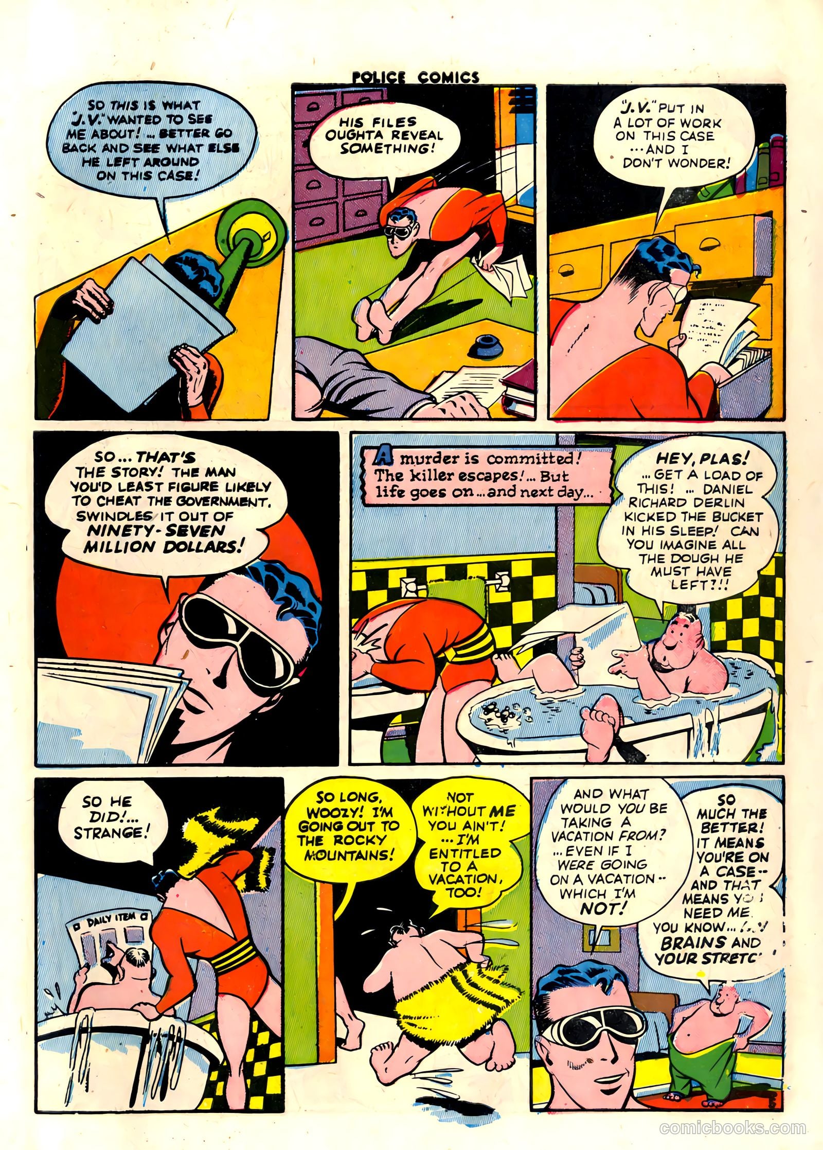 Police Comics #29 (1944) — page 7 of 60