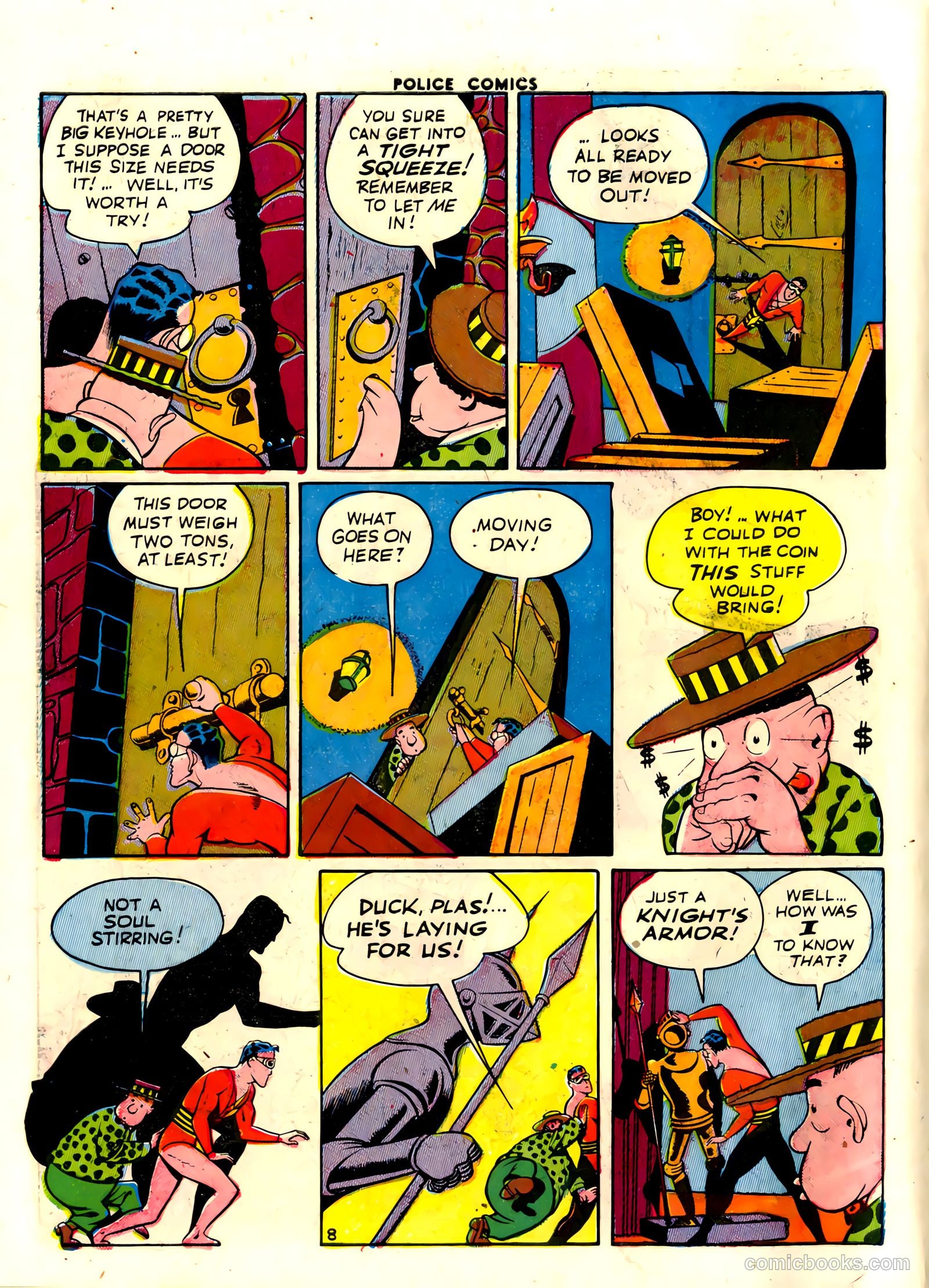 Police Comics #29 (1944) — page 10 of 60