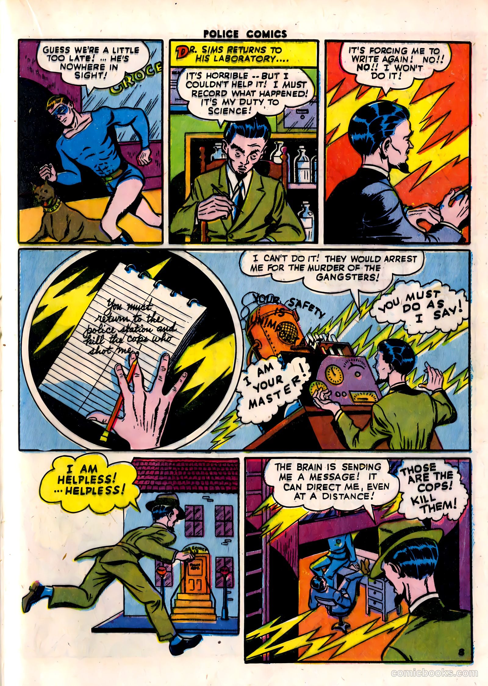 Police Comics #29 (1944) — page 37 of 60