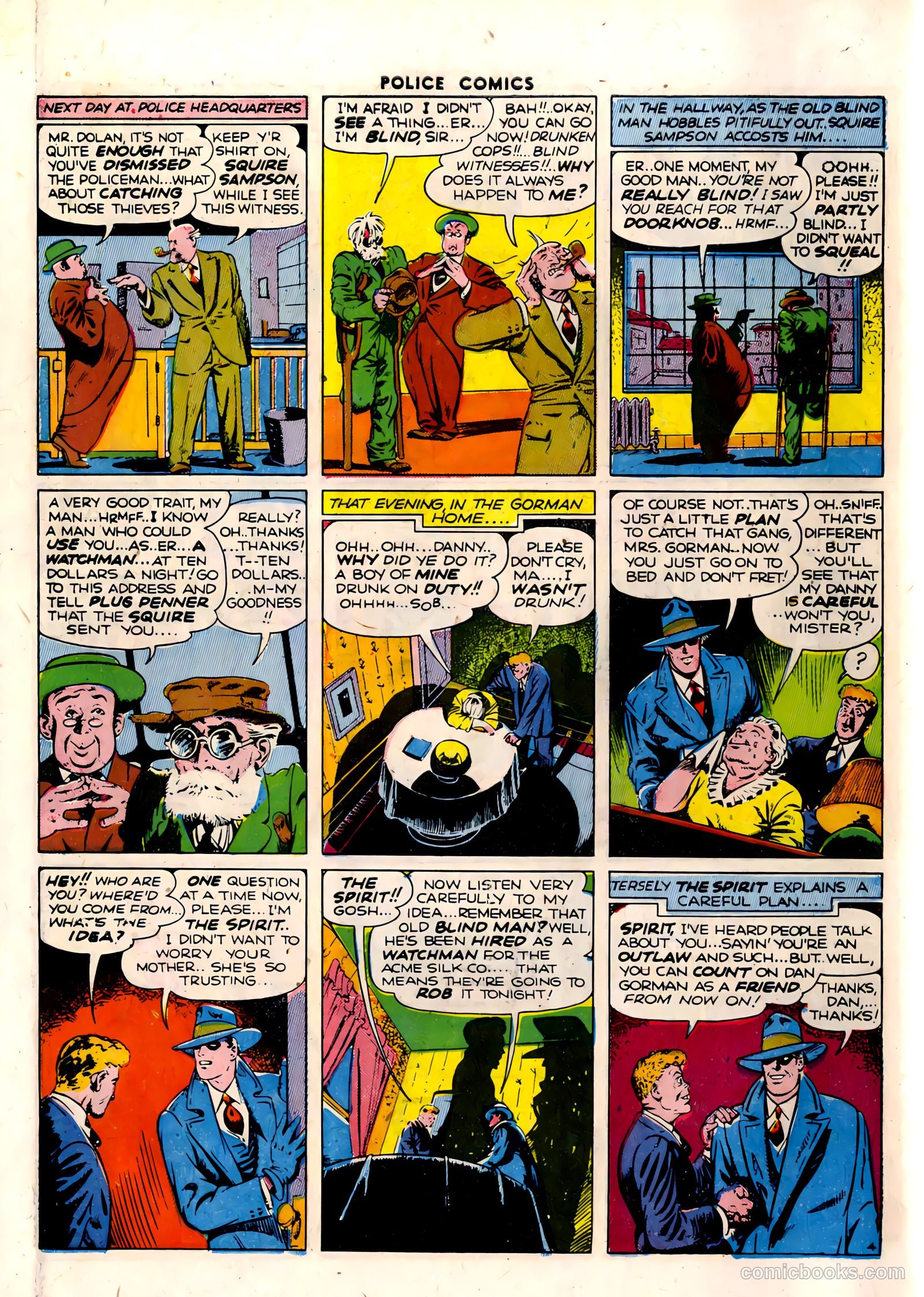 Police Comics #29 (1944) — page 54 of 60