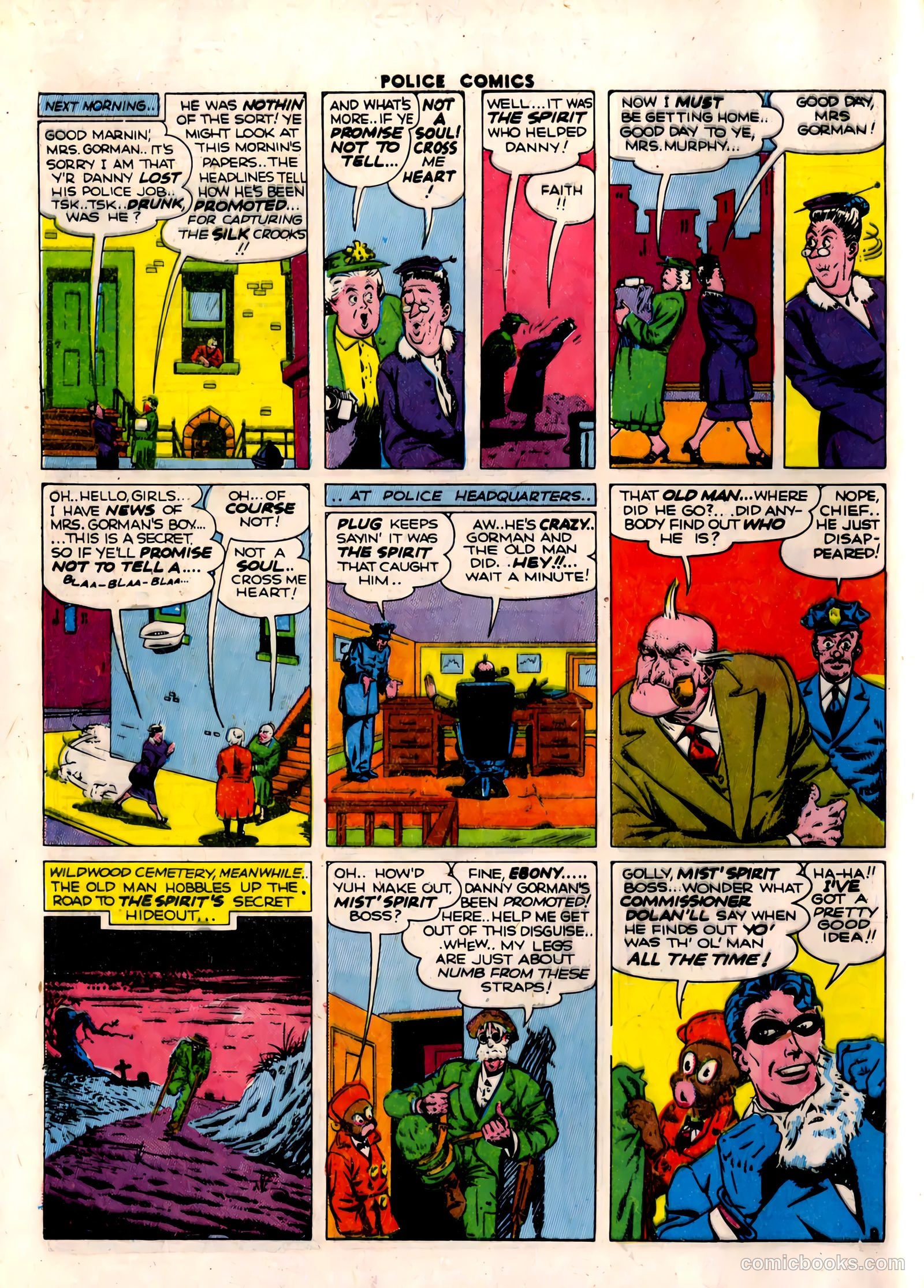 Police Comics #29 (1944) — page 58 of 60