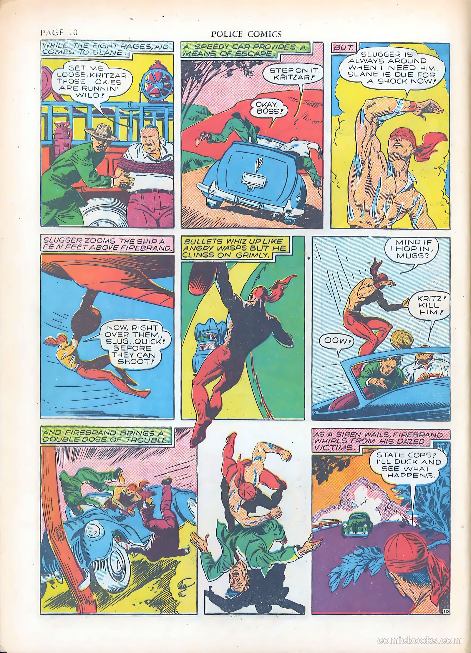 Police Comics #3 (1941) — page 12 of 68