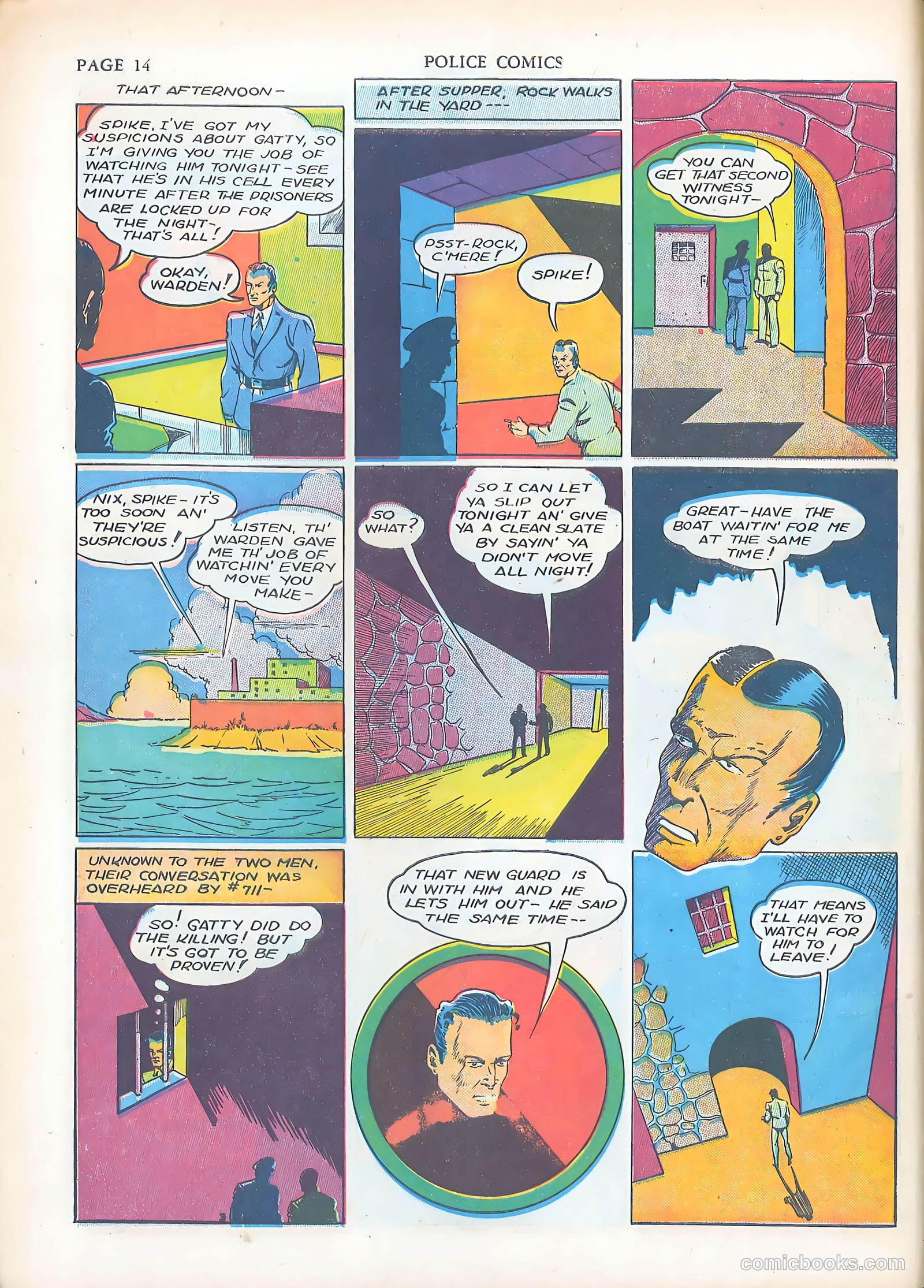 Police Comics #3 (1941) — page 16 of 68
