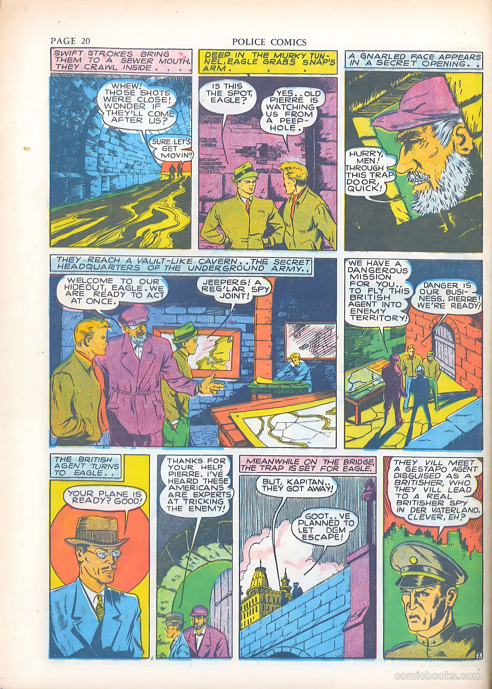 Police Comics #3 (1941) — page 22 of 68