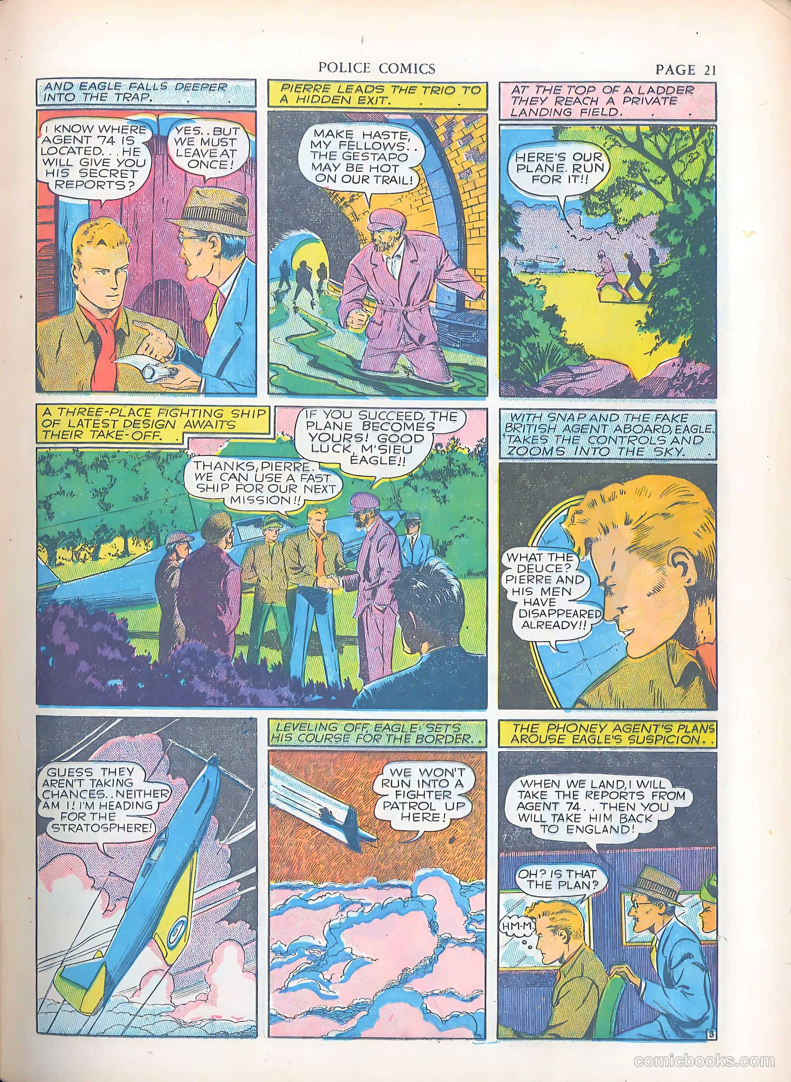 Police Comics #3 (1941) — page 23 of 68
